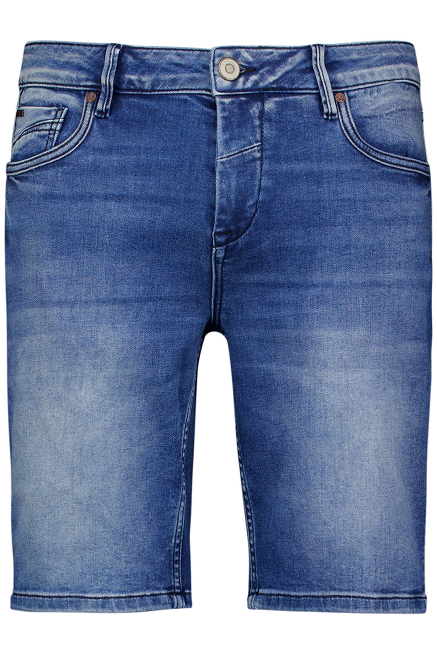 SHORT DENIM STRETCH ELECTRIC BLUE 1
