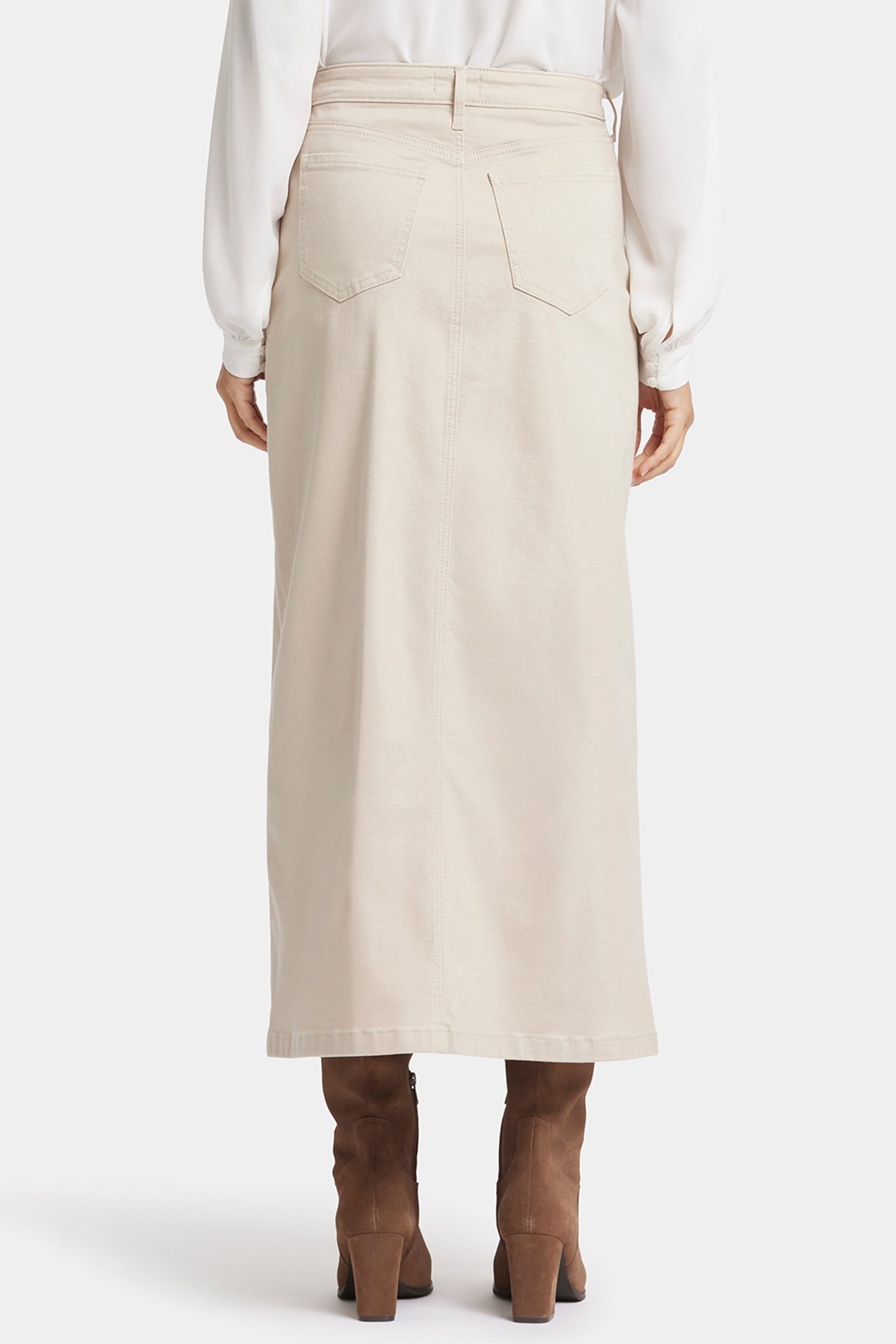 HIGH RISE LONG SKIRT FEATHER 2