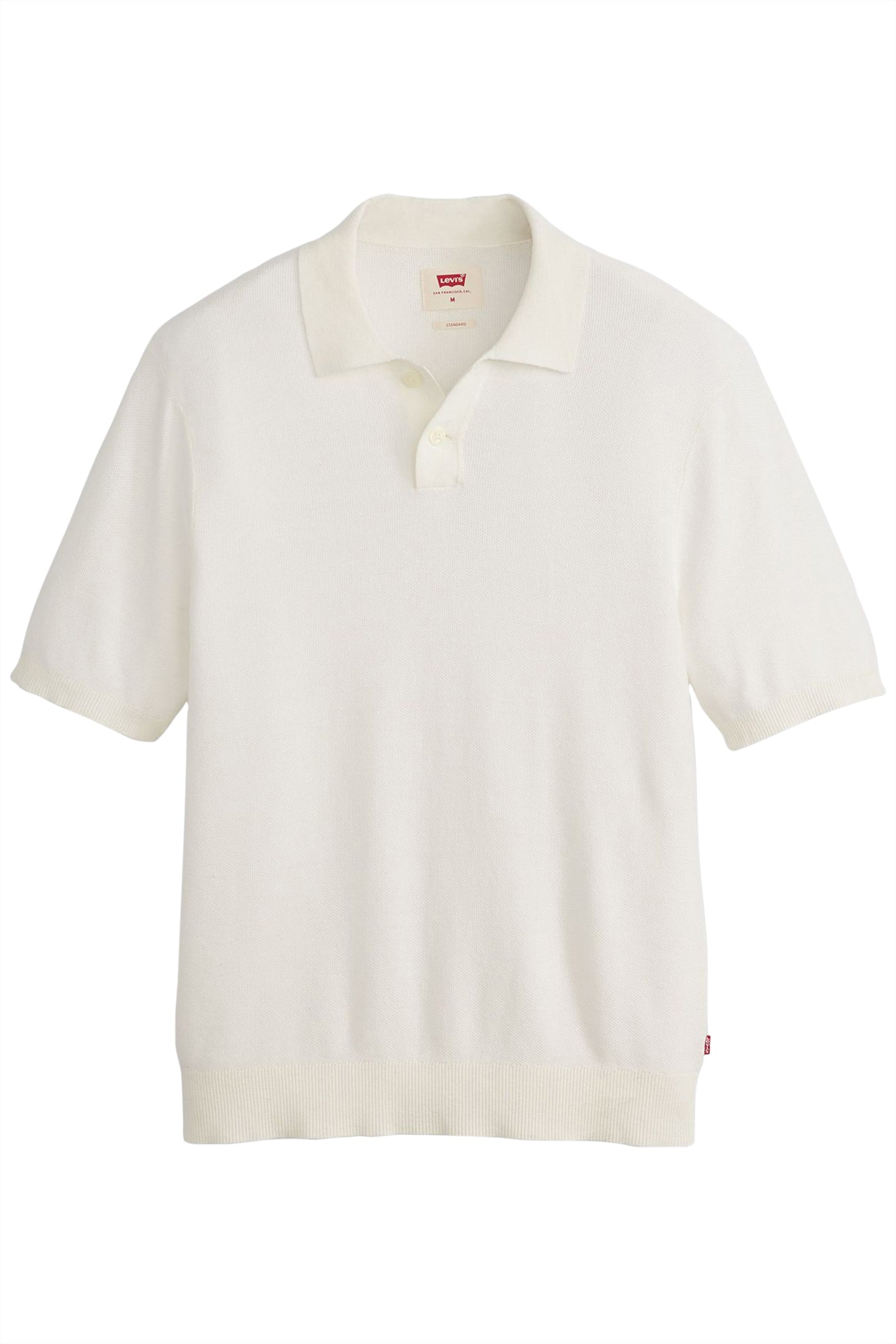 SWEATER KNIT POLO LINEN SEED STITCH BRIG 3