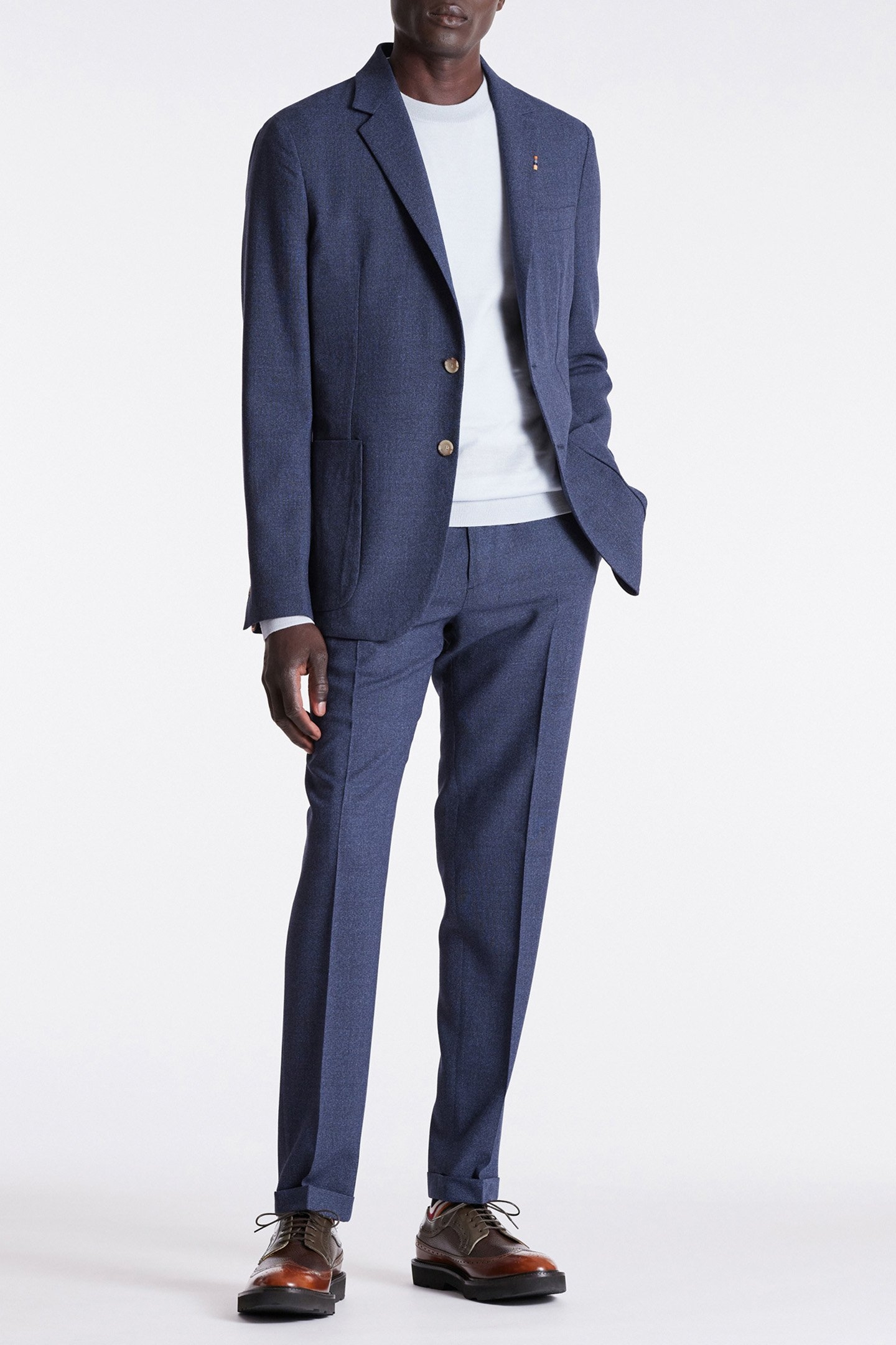 GENTS 2BTN JACKET INDIGO 3