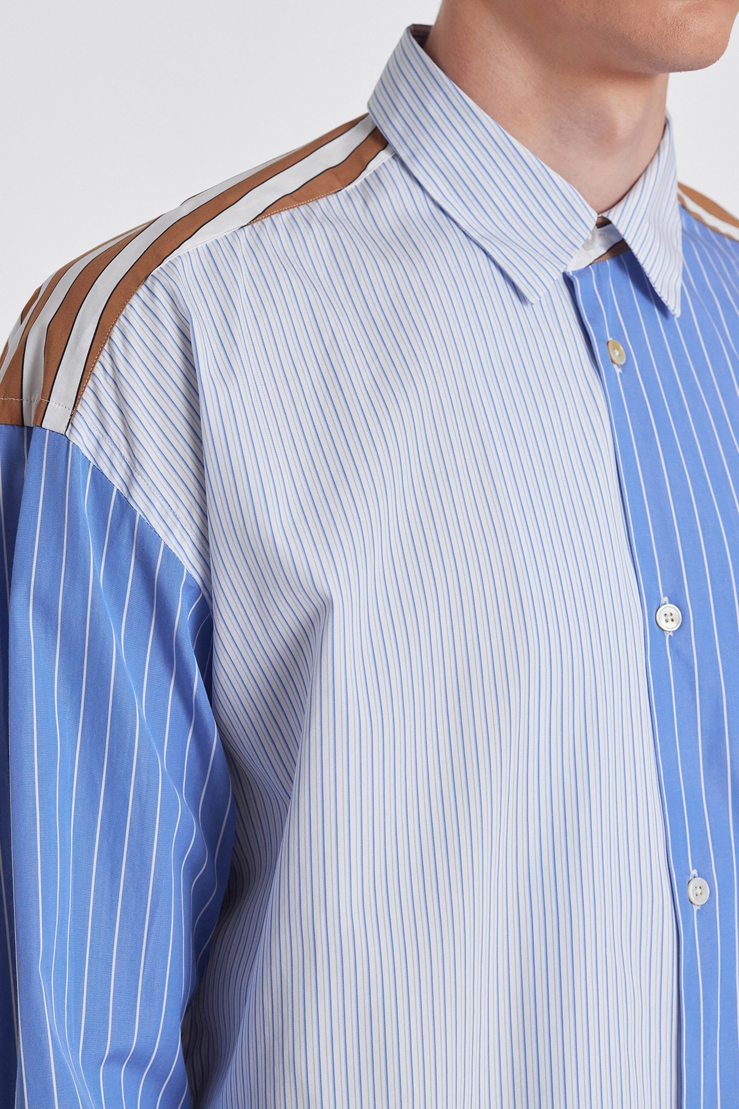 S/C OVERSIZED SHIRT BLUE 5