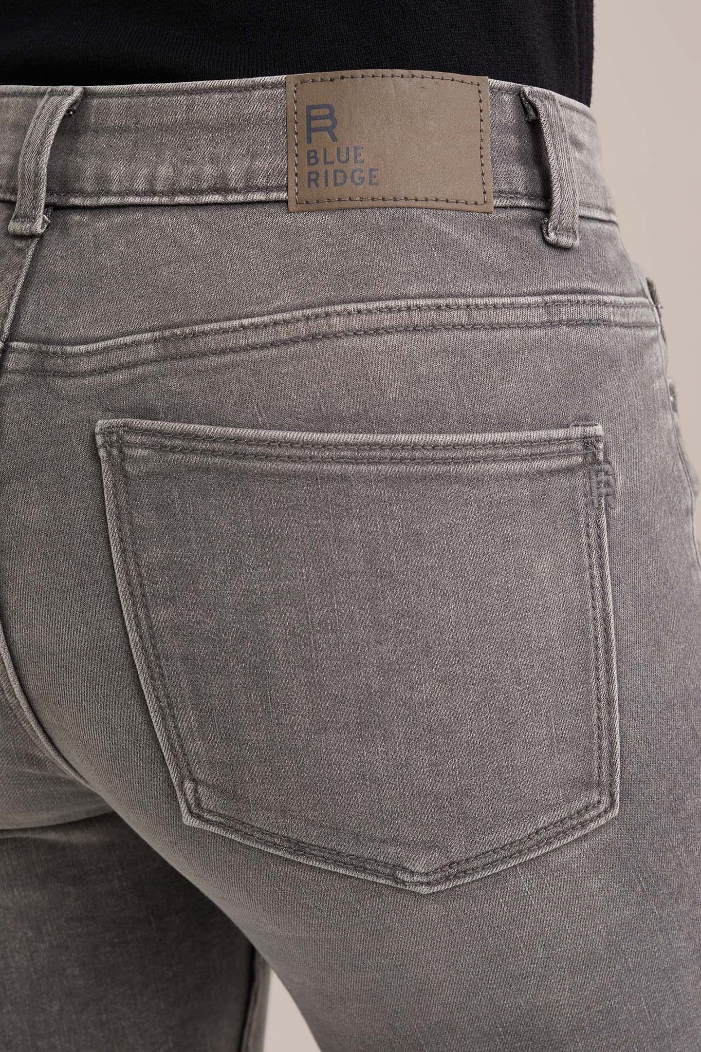 5-POCKET MID WAIST LIGHT GREY 5