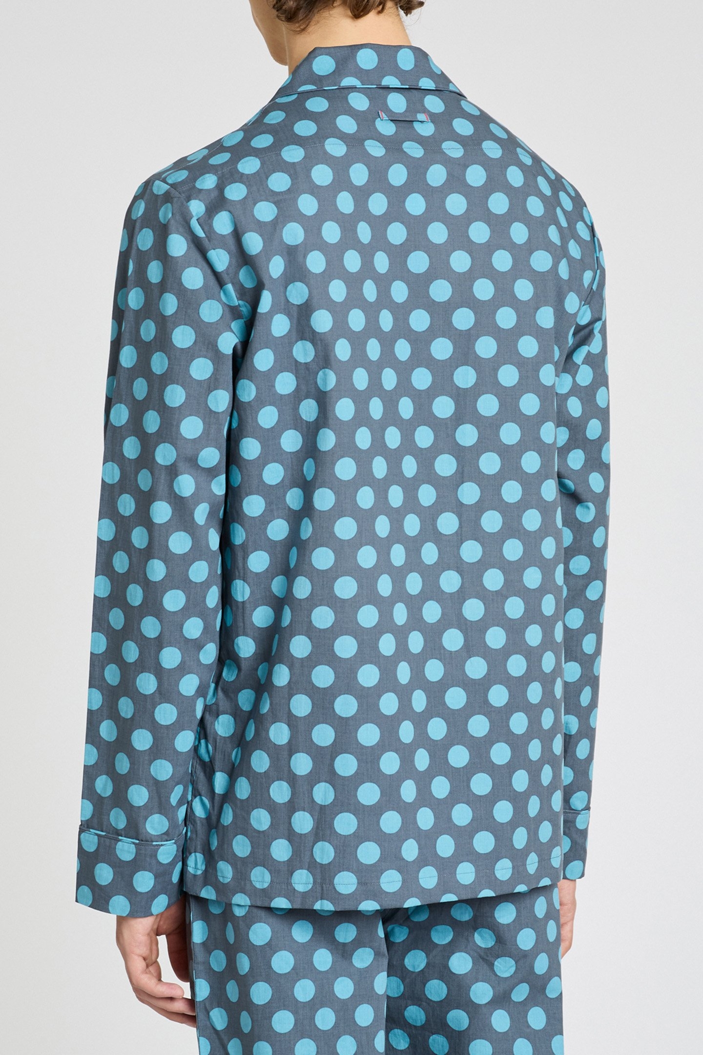 UNISEX PJ TOP L/SLV NAVY 2