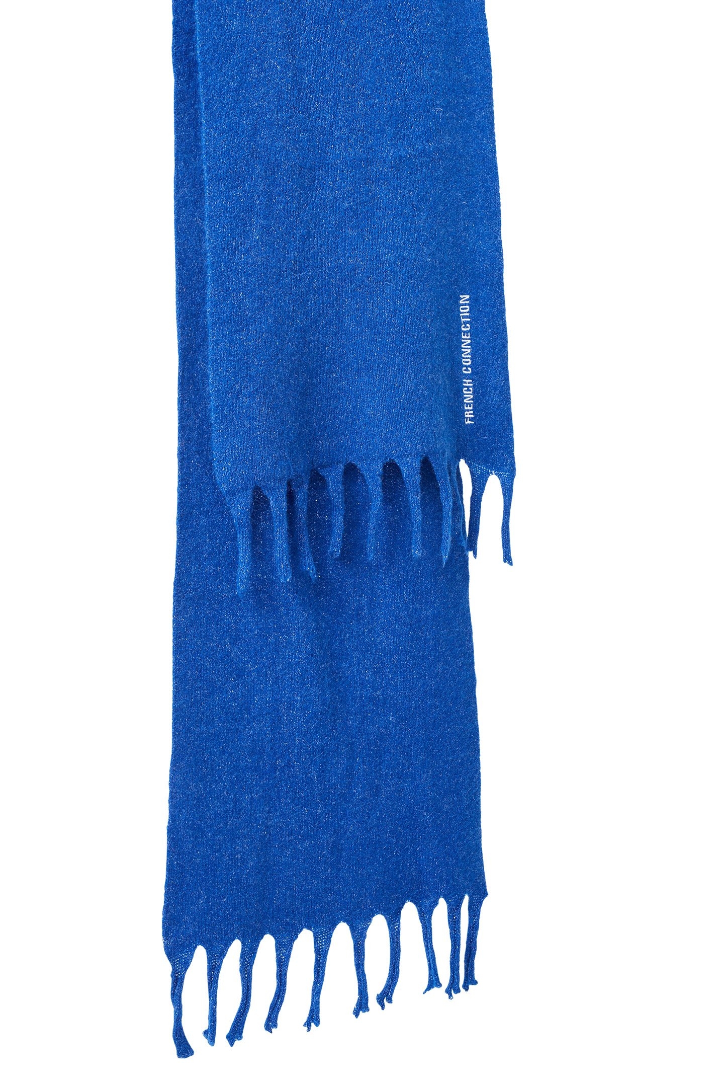 SOFT TOUCH KNIT SCARF COLBALT BLUE PRESS 3