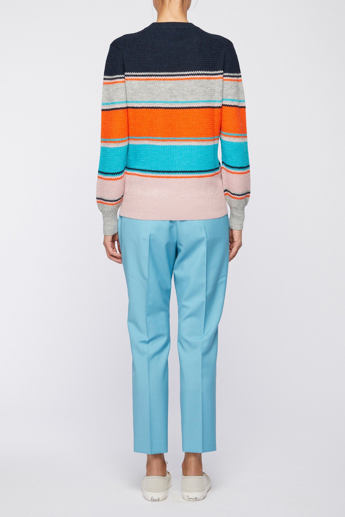 WOMENS KNITTED JUMPER VERY DARK NAVY 3