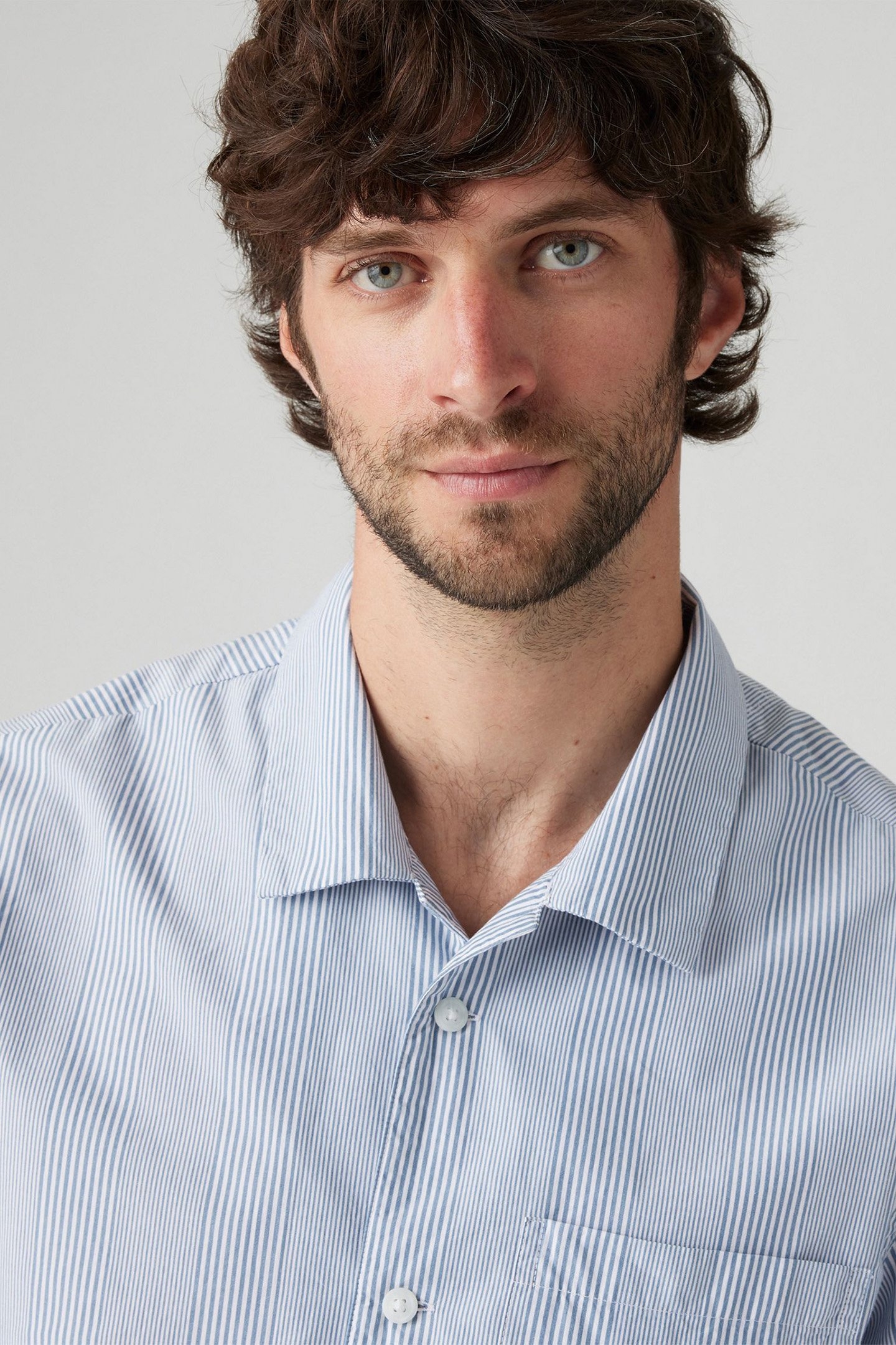 SS TOWNES BOXY SHIRT ALEXXIS STRIPE HAMP 5