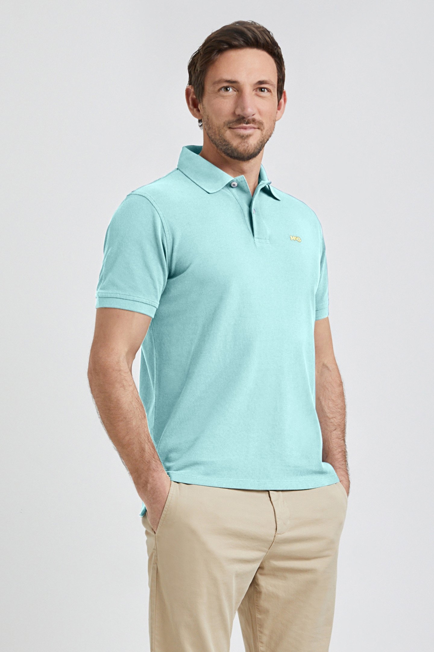 CLASSIC POLO AQUA 1
