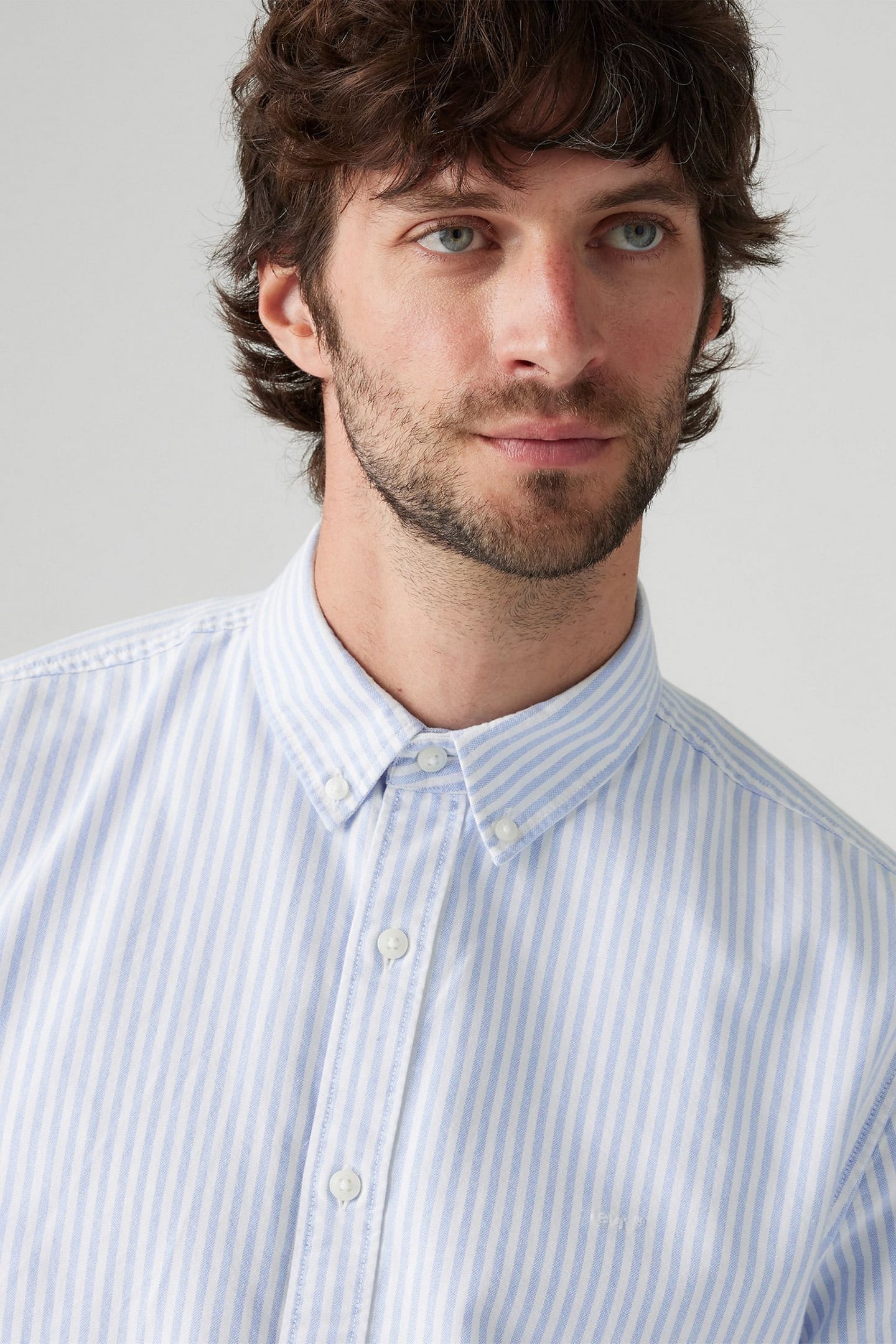 SS AUTHENTIC BUTTON DOWN WAYLON STRIPE DELLA 6