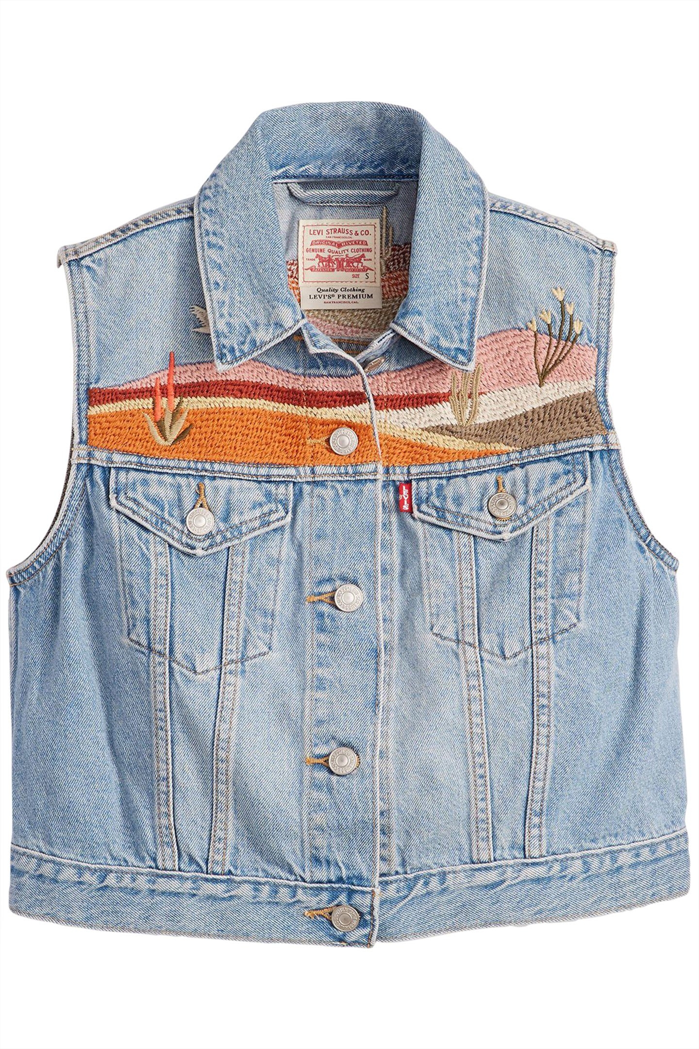 WESTERN EMBROIDERED SLEEVELESS JACKET 3