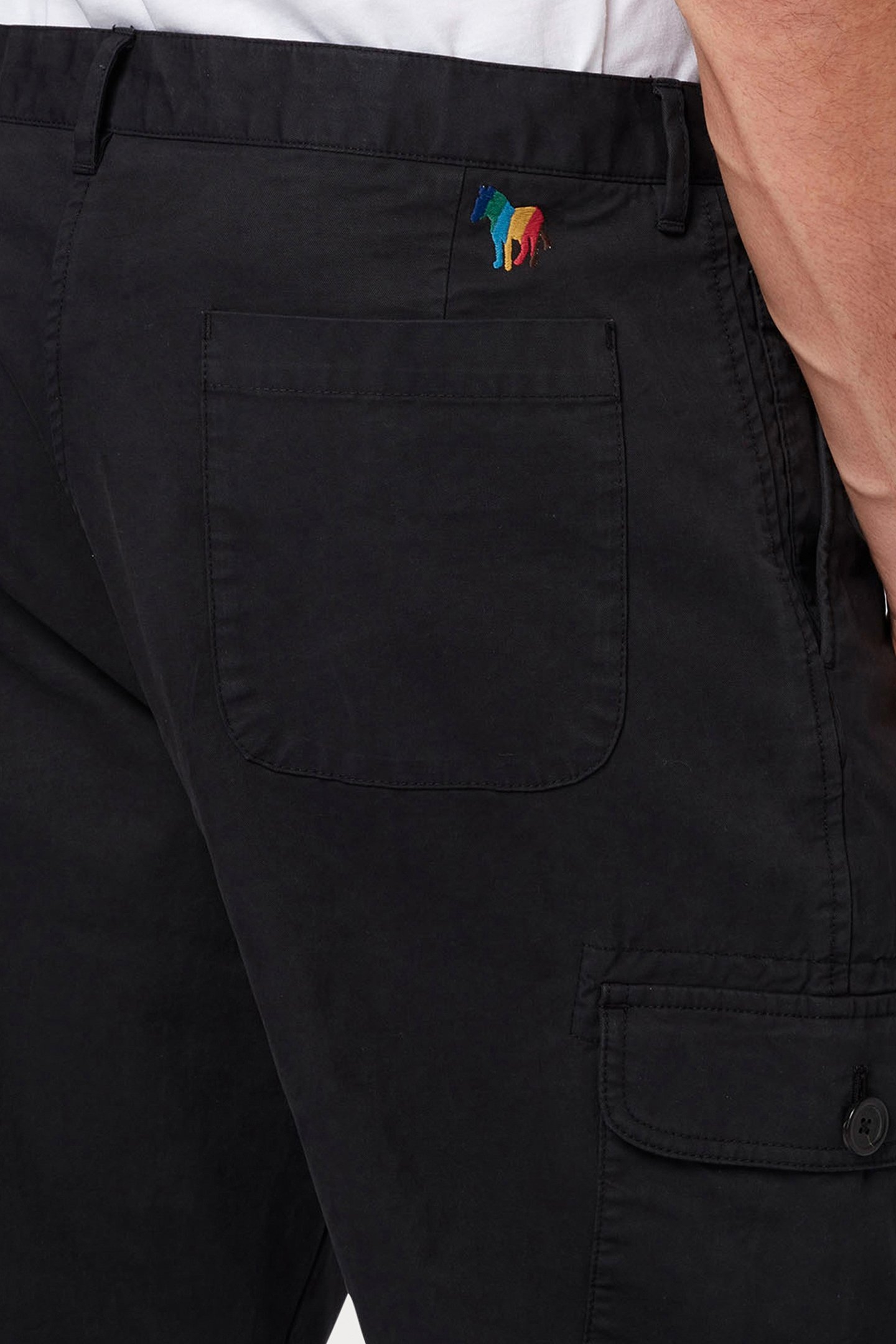 MENS CARGO TROUSER BLACK 6