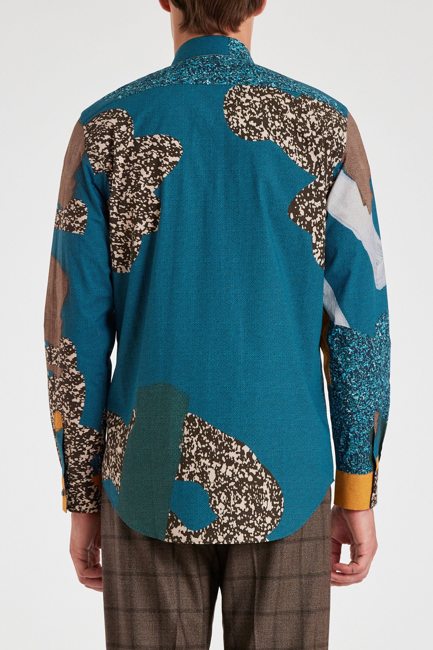 S/C REGULAR FIT SHIRT PETROL BLUE 2