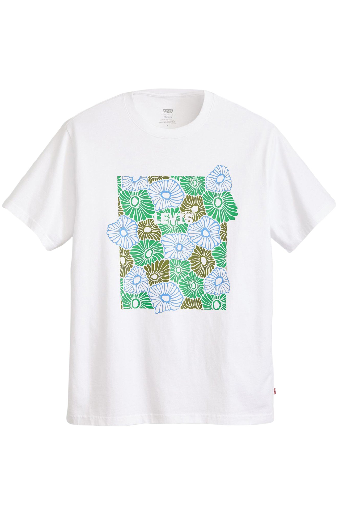 SS RELAXED FIT TEE HL LOGO FLORAL PRINT 3