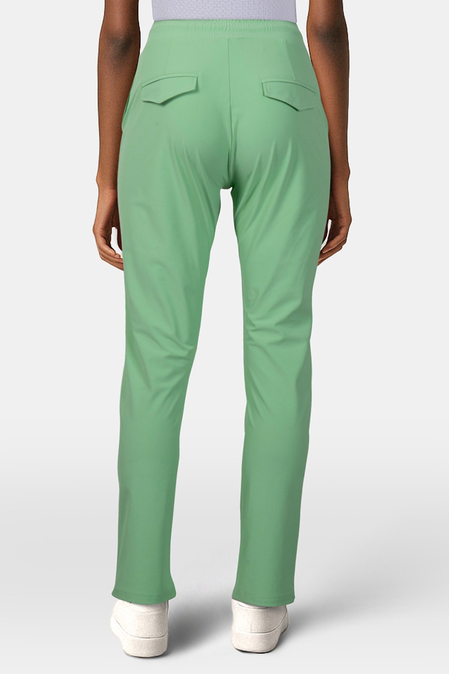 TROUSERS TRAVEL REGULAR FIT LIGHT GREEN 2