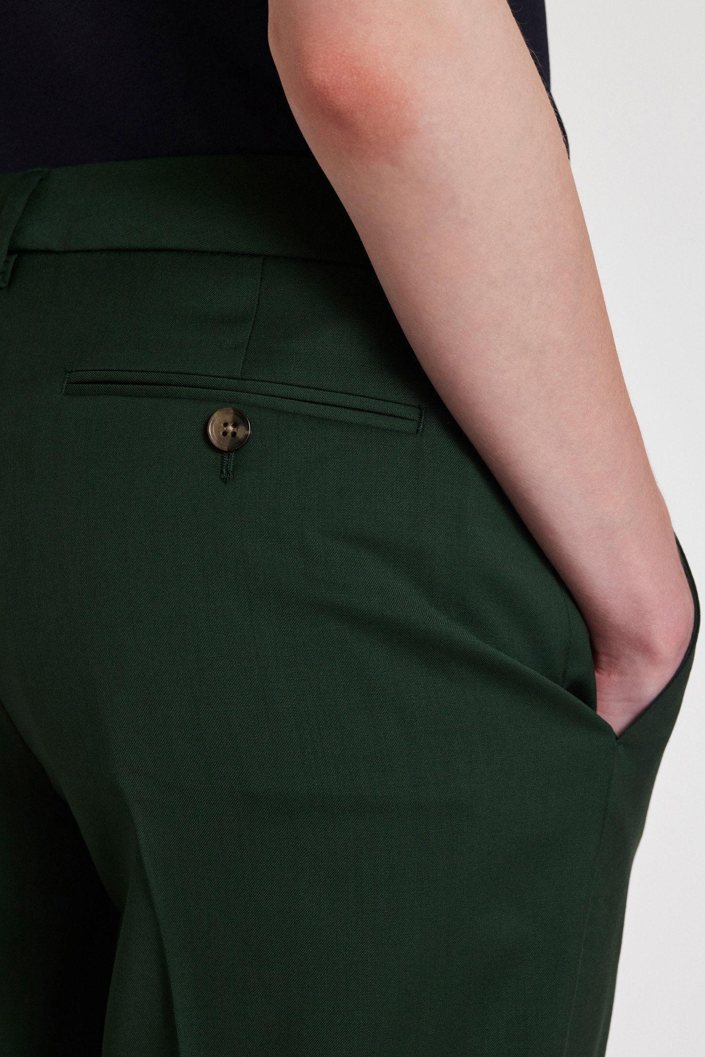 TROUSERS BOTTLE GREEN 4