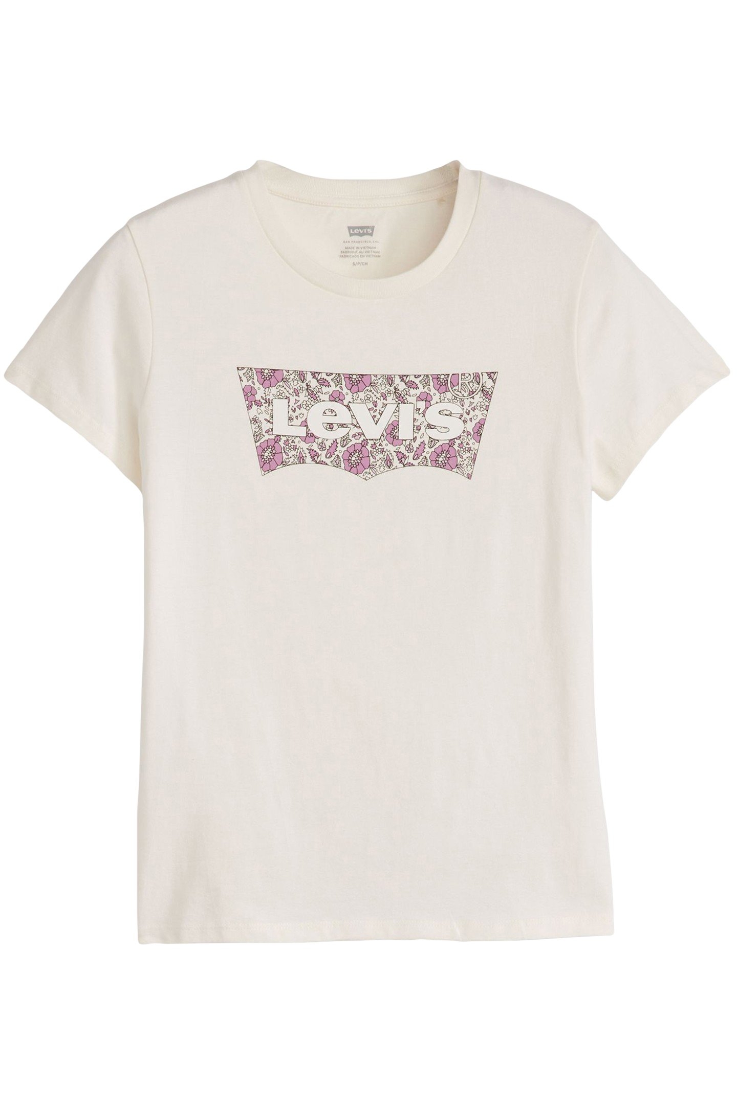 THE PERFECT TEE ANANDA FLORAL BW FILL EGRET 3