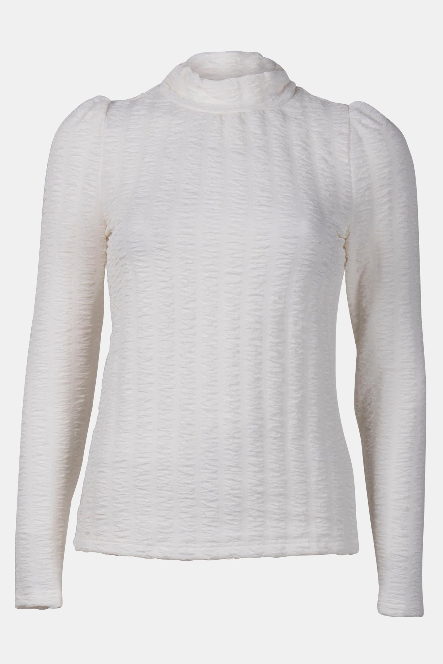 TOP STRUCTURE HIGH NECK OFF WHITE 3