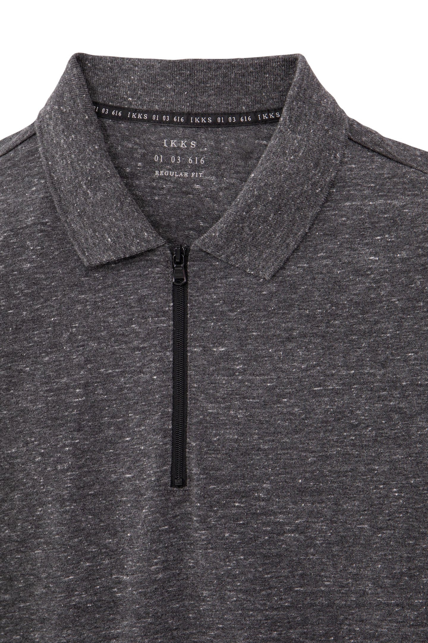 DRY FAST GRAPHITE ZIP POLO SHIRT 6