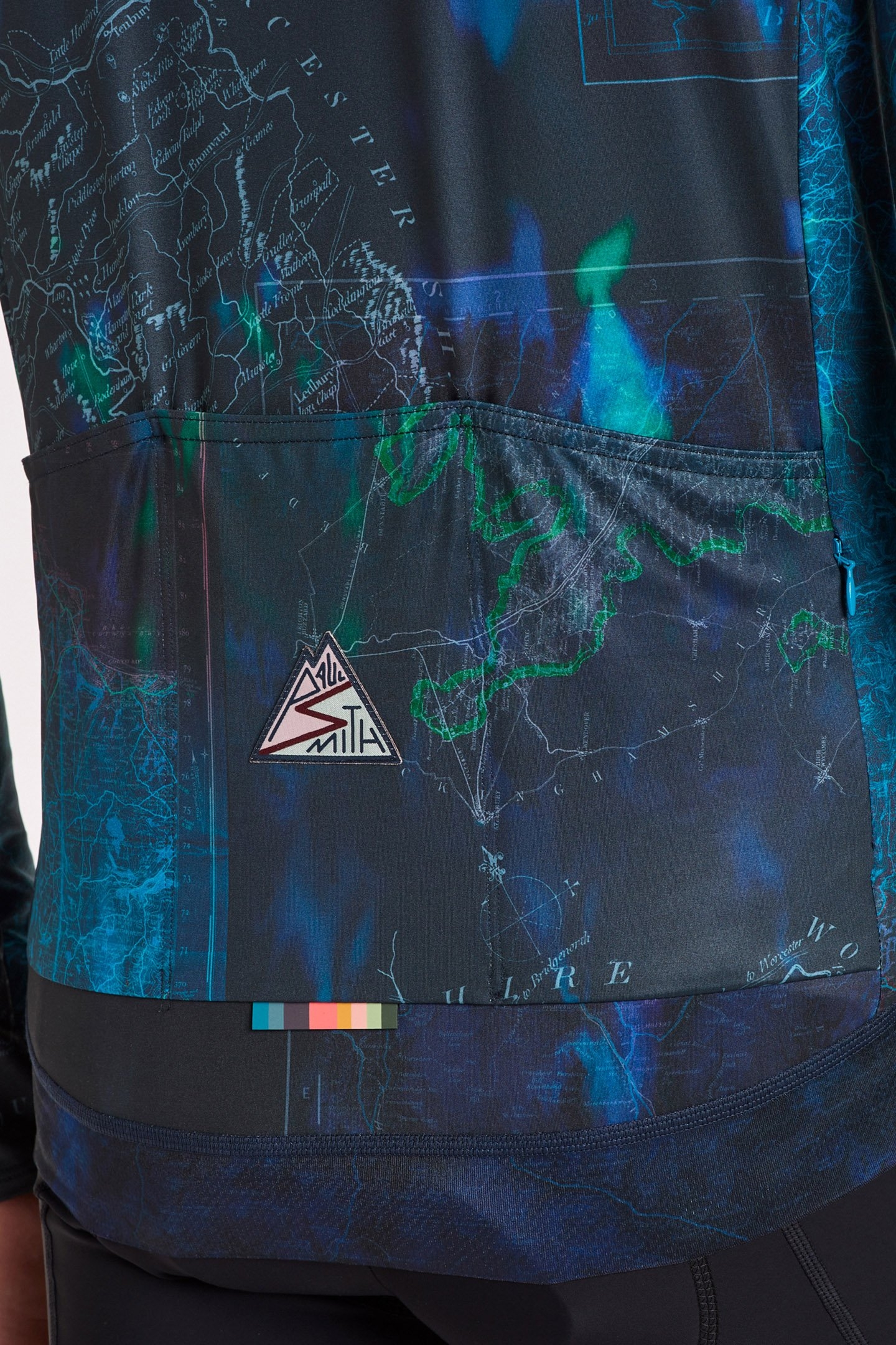 CYCLE JERSEY L/S MAP VERY DARK NAVY 6