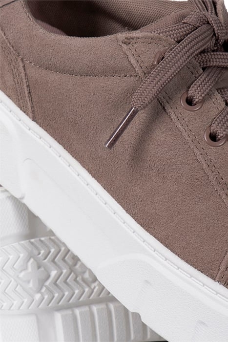 LAUREL COURT LOW LACE UP SNEAKER TAUPE SUEDE 4