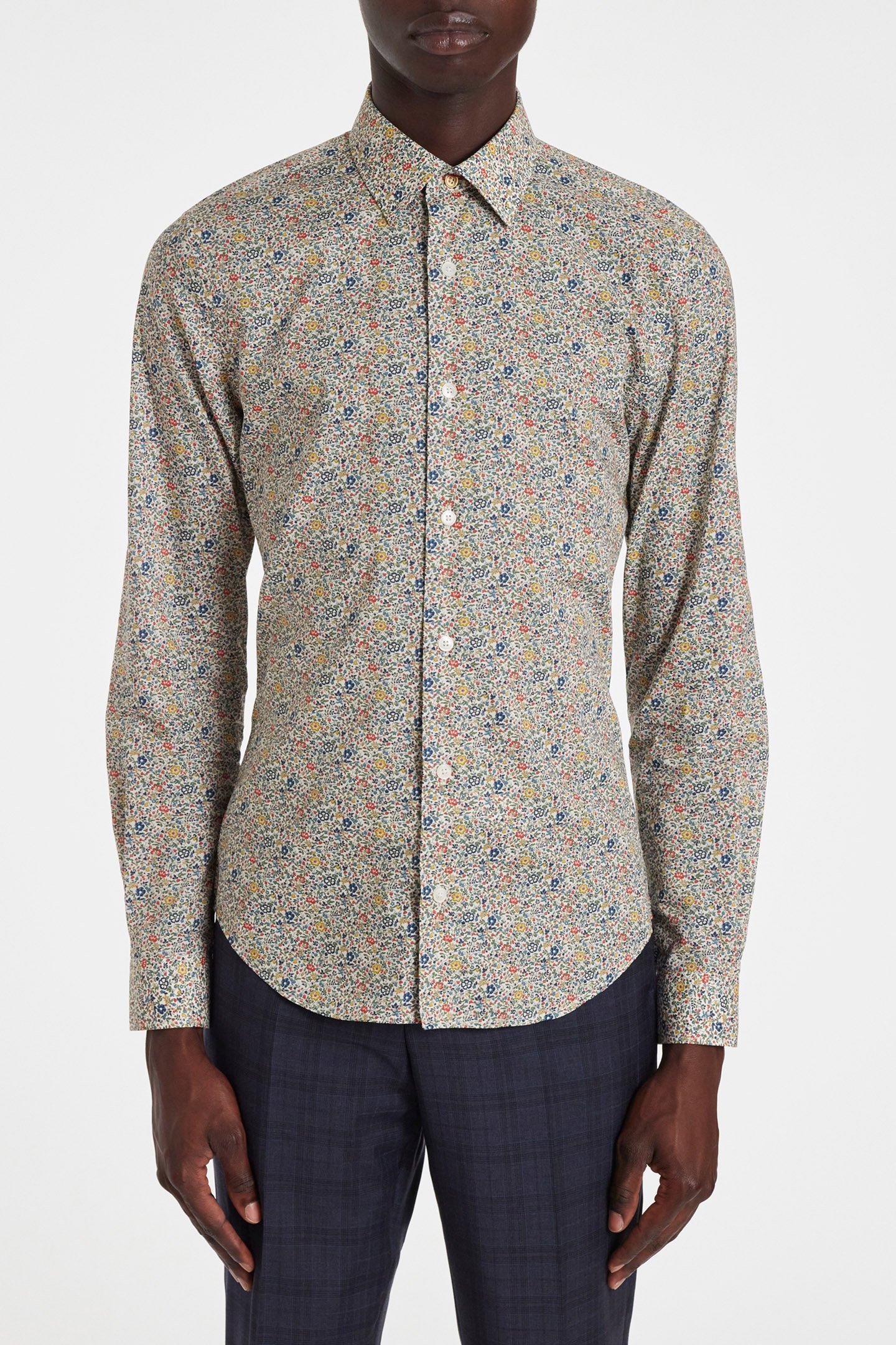 S/C SUPER SLIM FIT SHIRT MULTI COLOURED 1