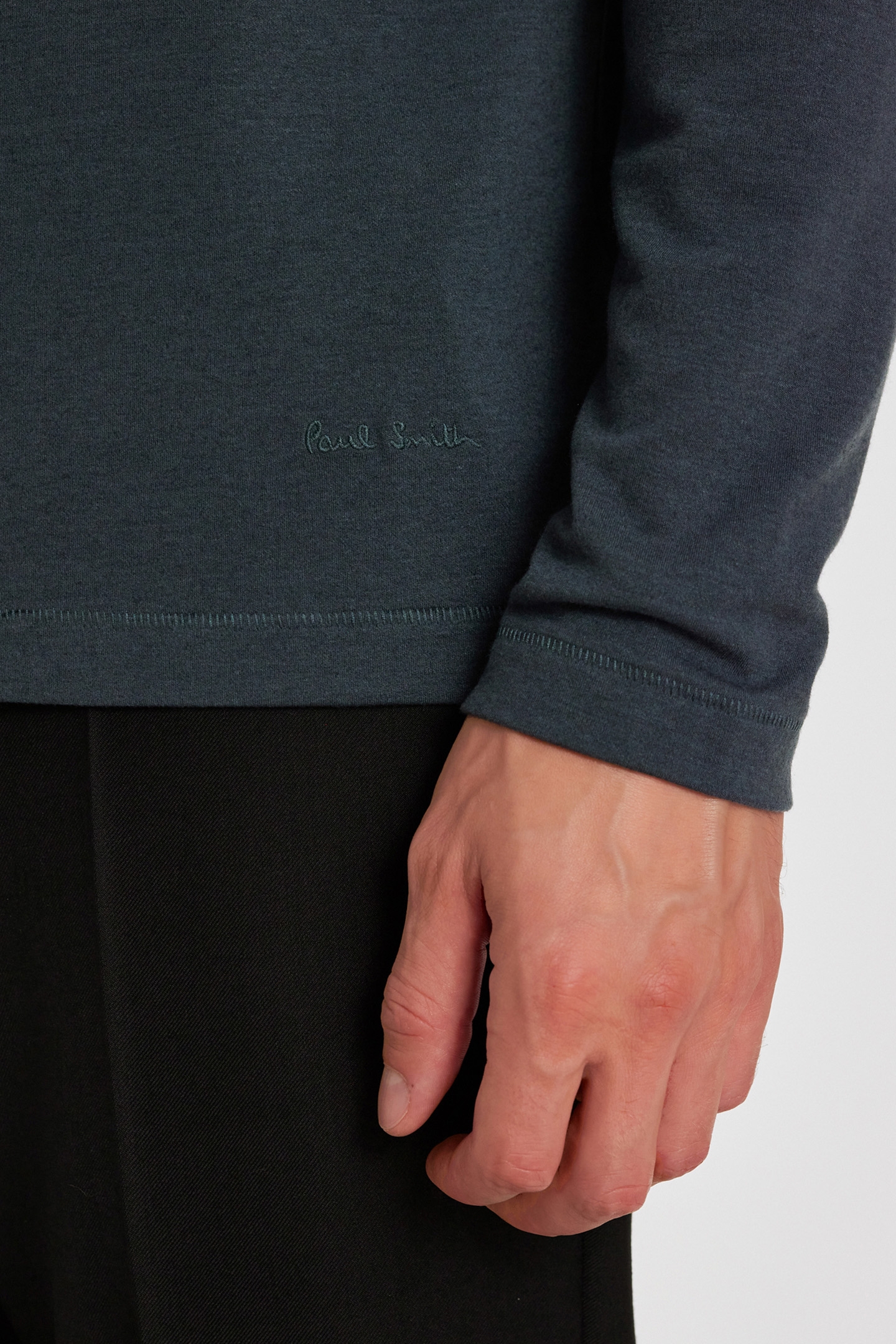 LS POLO SHIRT PETROL BLUE 4