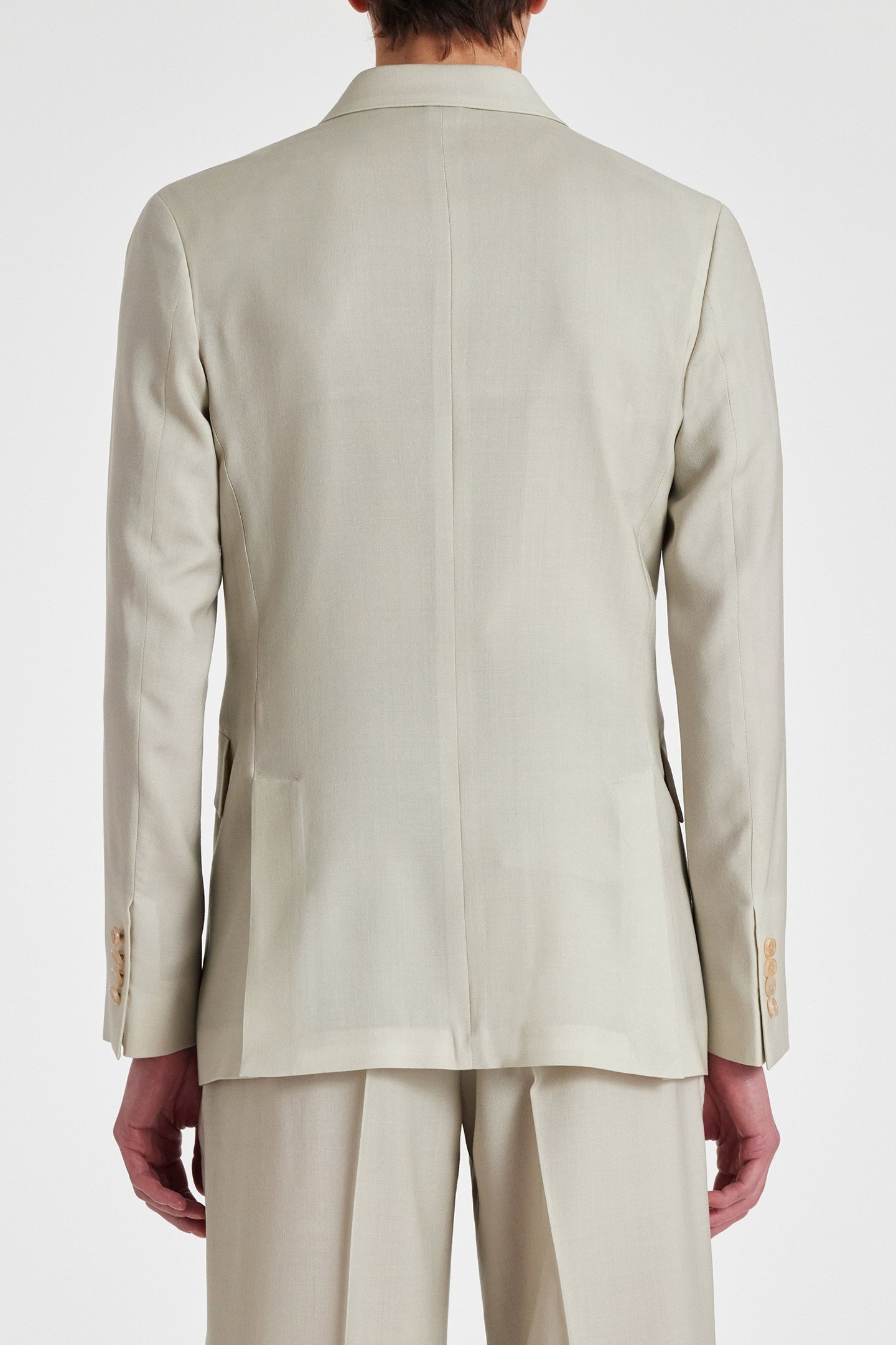 MENS 2 BUTTON JACKET LIGHT BEIGE 2