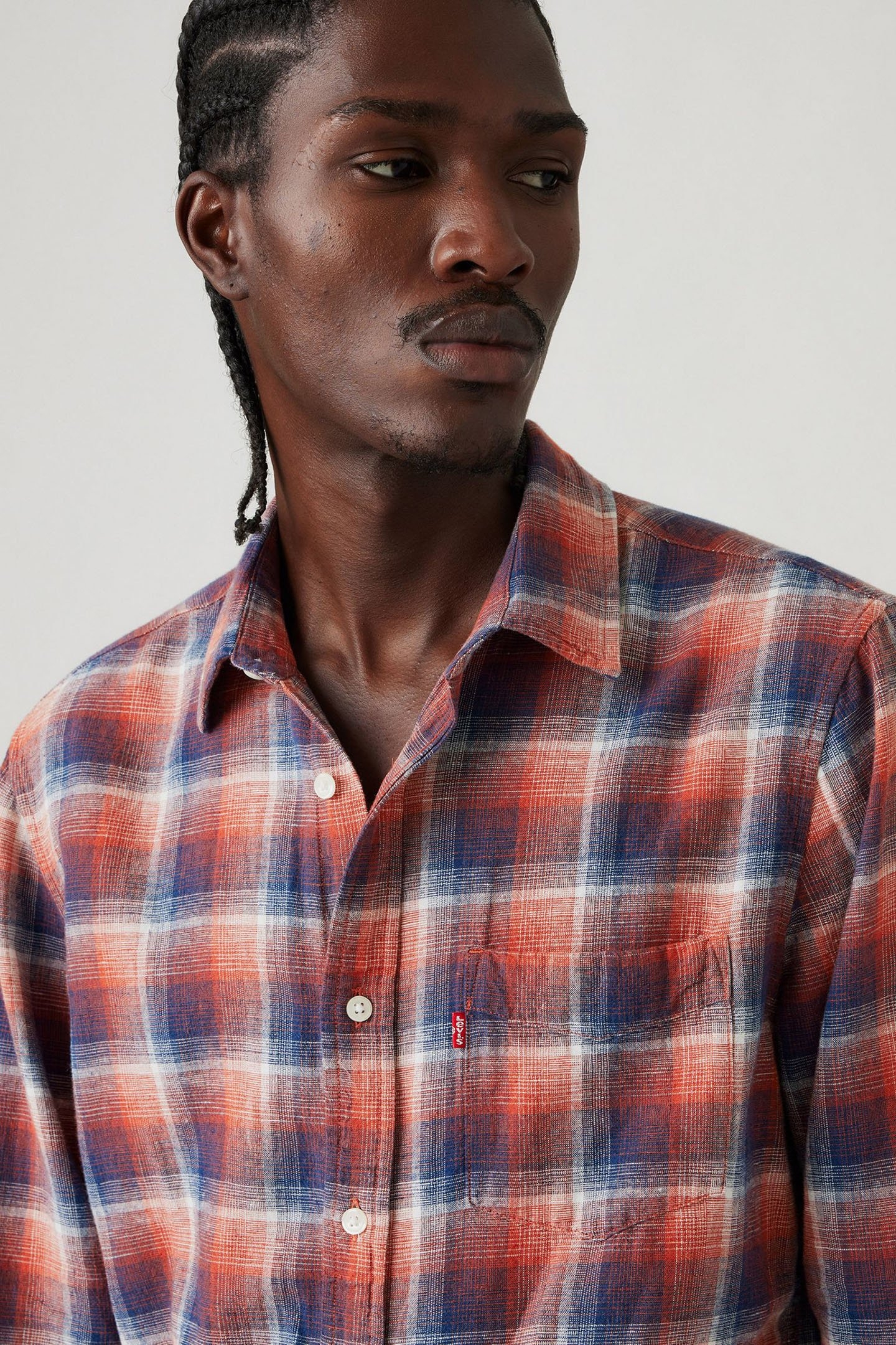 SUNSET 1 POCKET STANDARD NOLAN PLAID DRESS 6