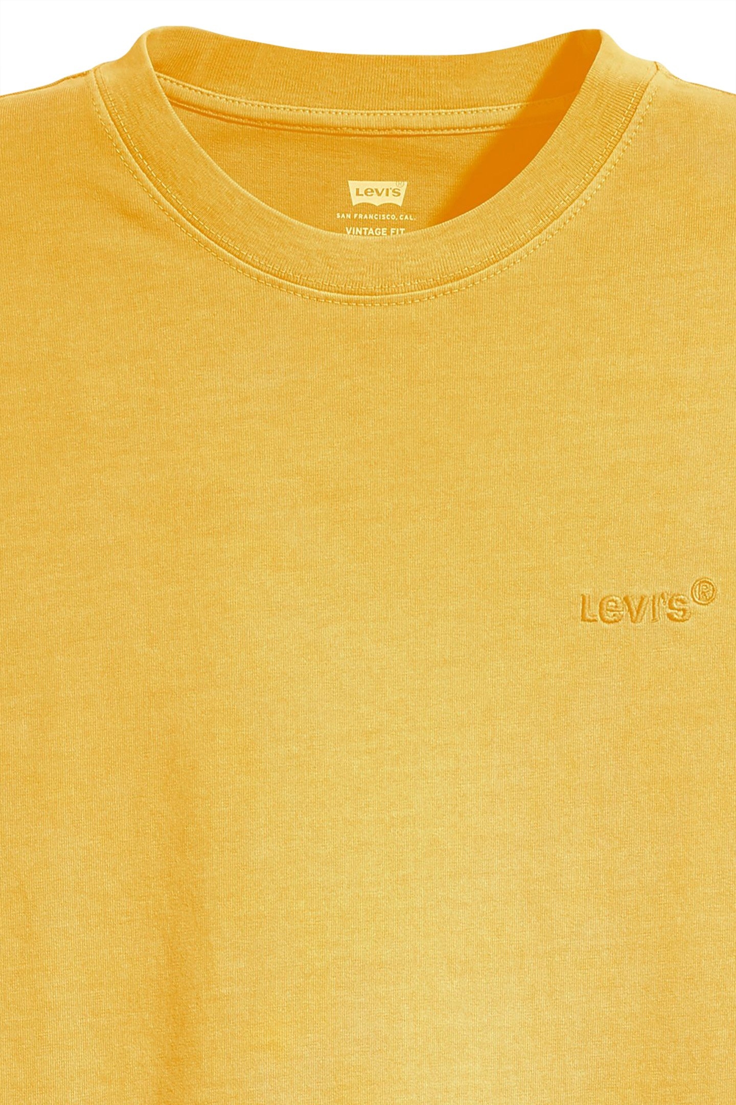RED TAB VINTAGE TEE GARMENT DYE OCHRE 6