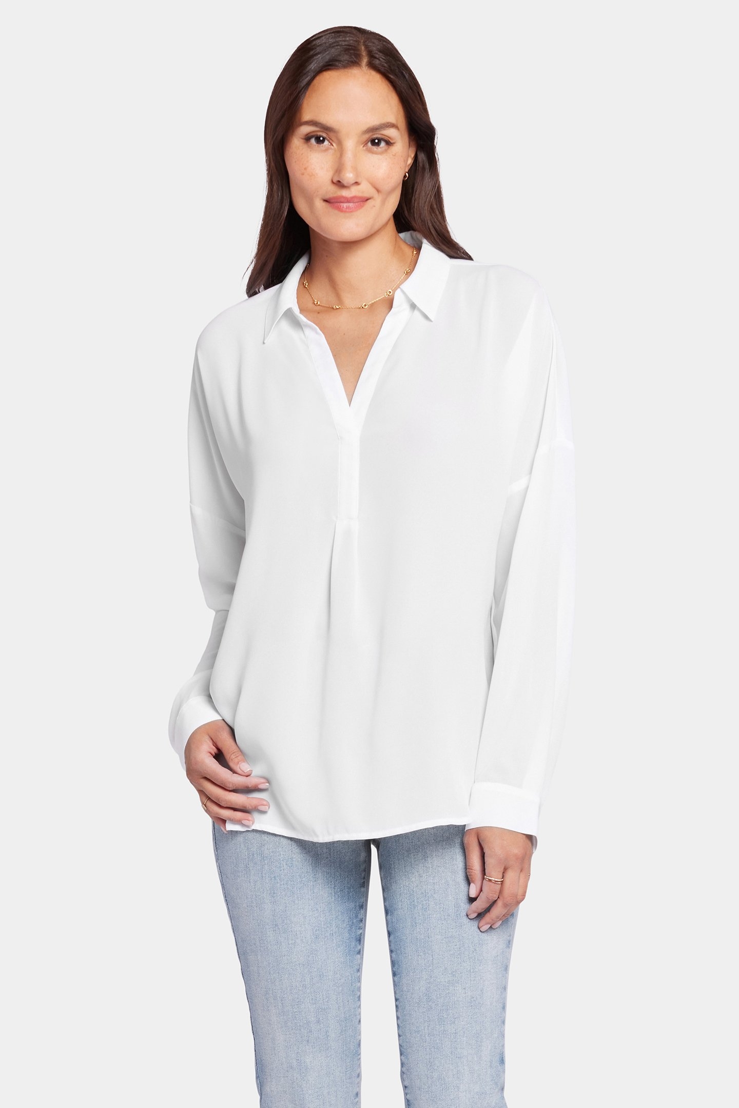 BECKY BLOUSE OPTIC WHITE 1