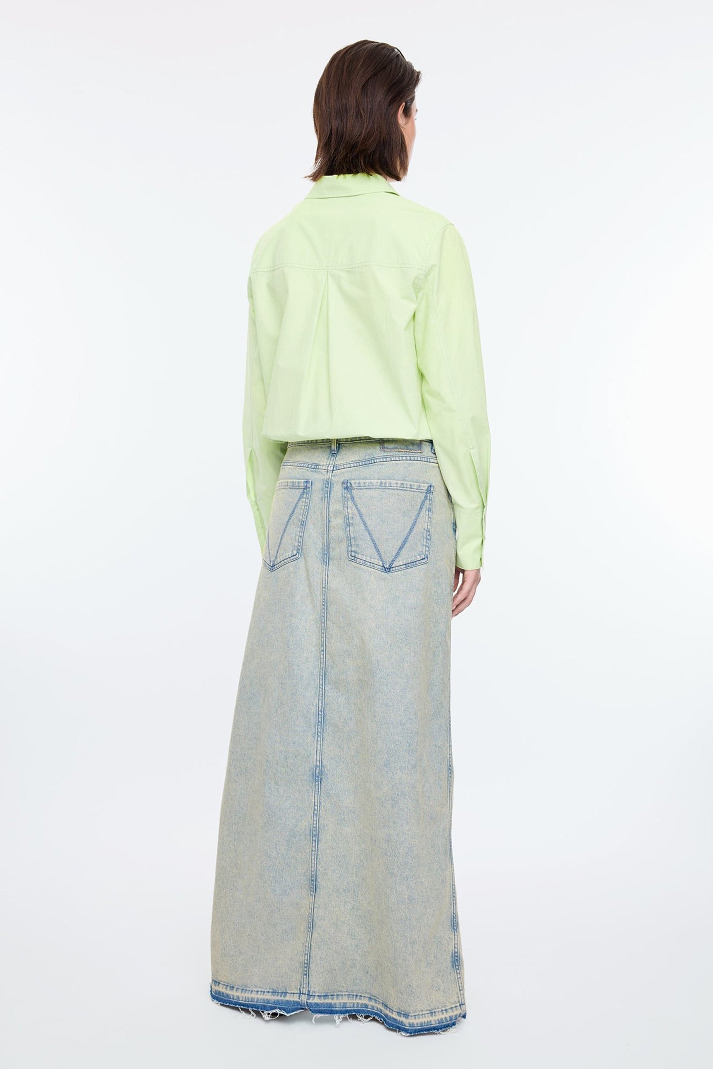TINDED DNM LONG SKIRT HEAVY TINTED 2