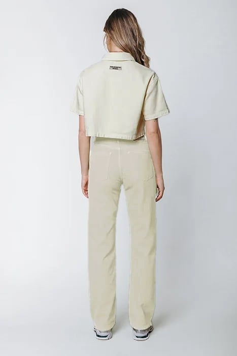 JONES MID RISE STRAIGHT LEG PANTS LIME 8