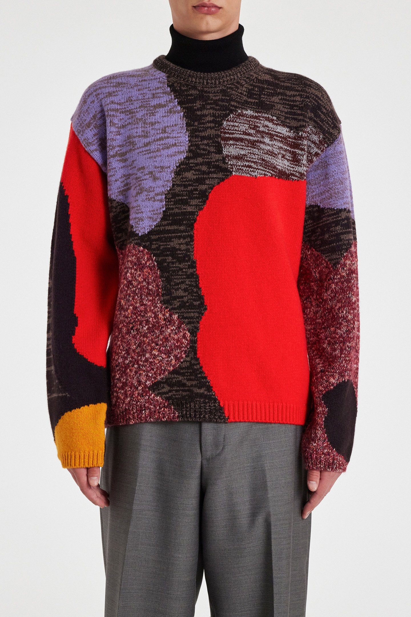 SWEATER CREW NECK MAUVE 1