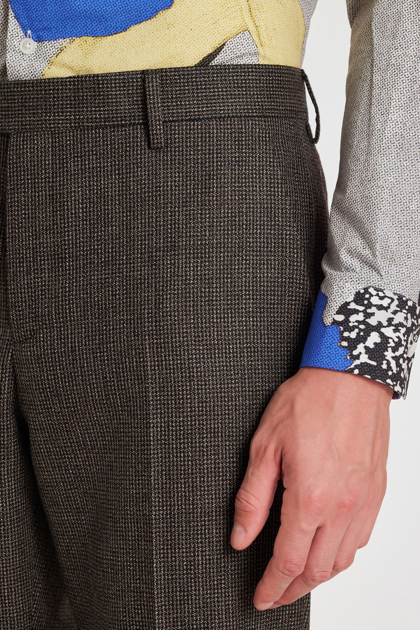 TROUSER BLACK MELANGE 5