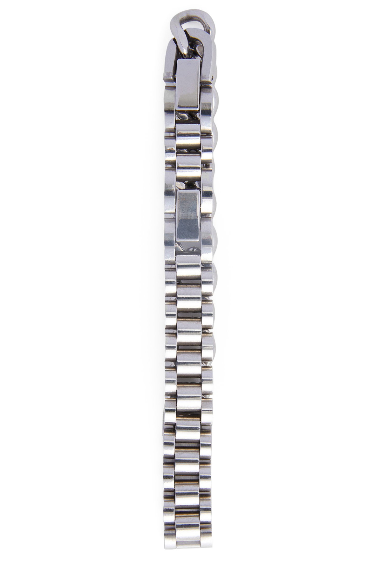 MIXED WATCH STRAP BRACELET SILVER 2