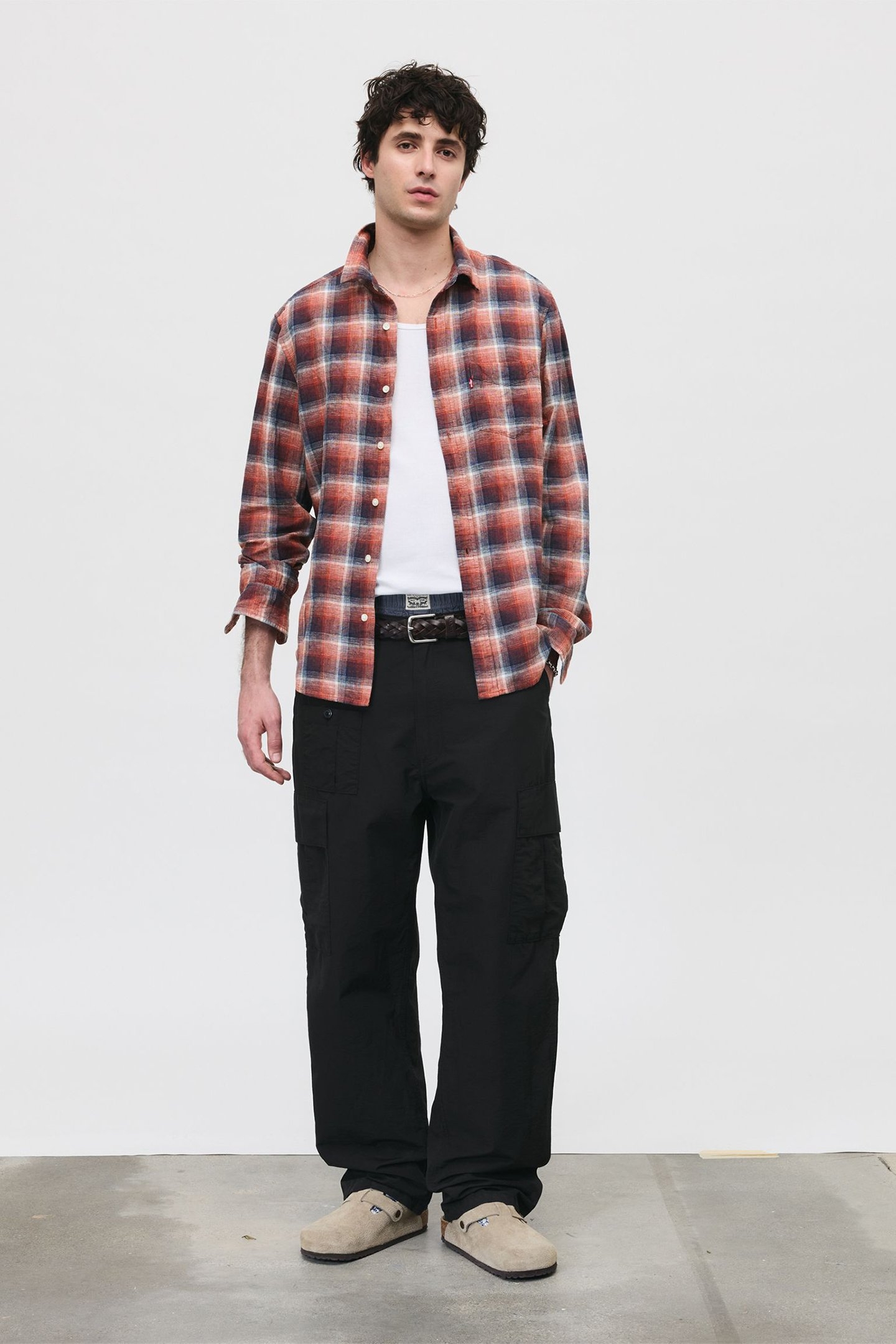 SUNSET 1 POCKET STANDARD NOLAN PLAID DRESS 4