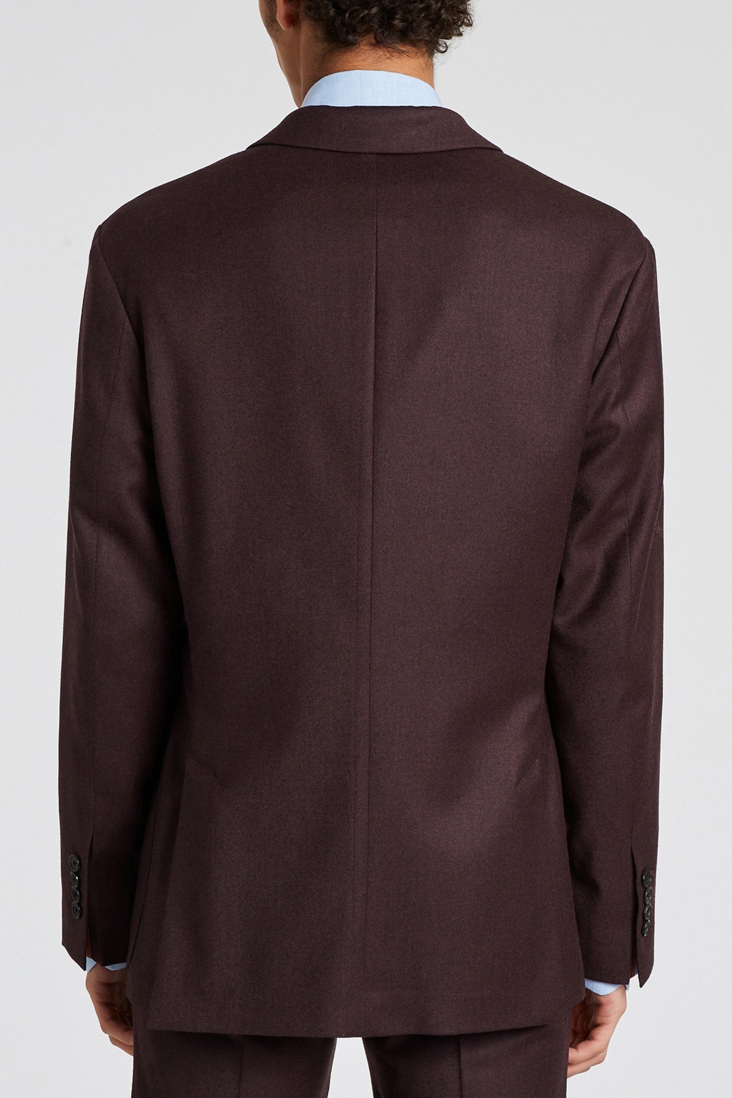 2 BUTTON PATCH POCKET JACKET VERY DARK RED 2