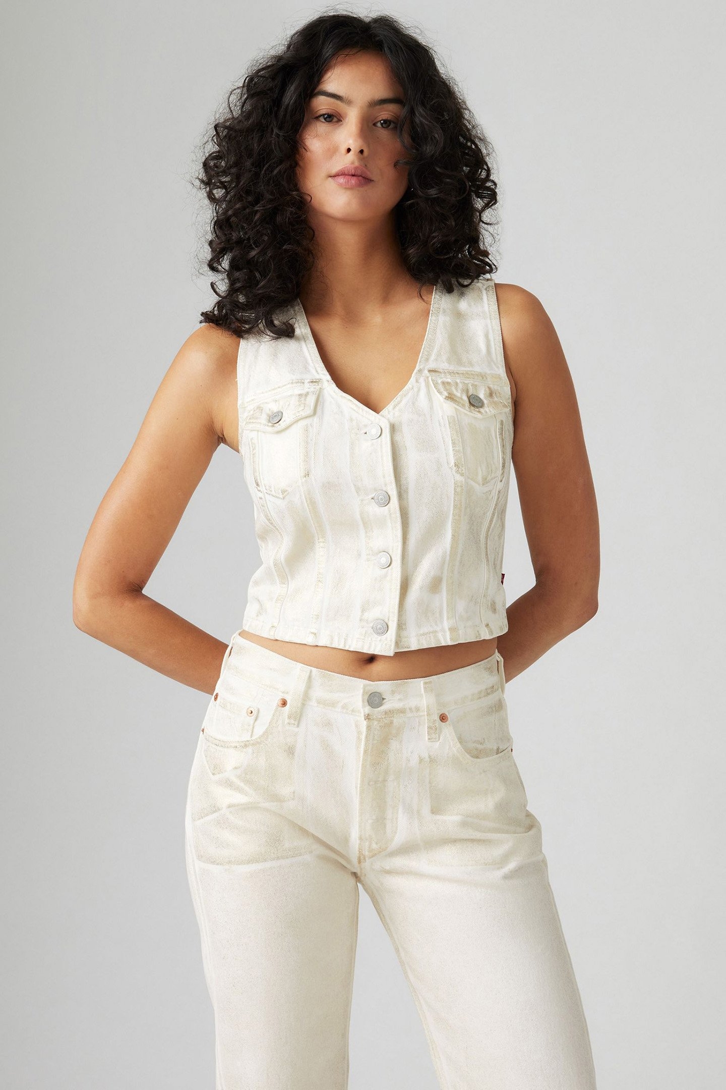 BELLA DENIM CORSET LUMINARY VEST 4