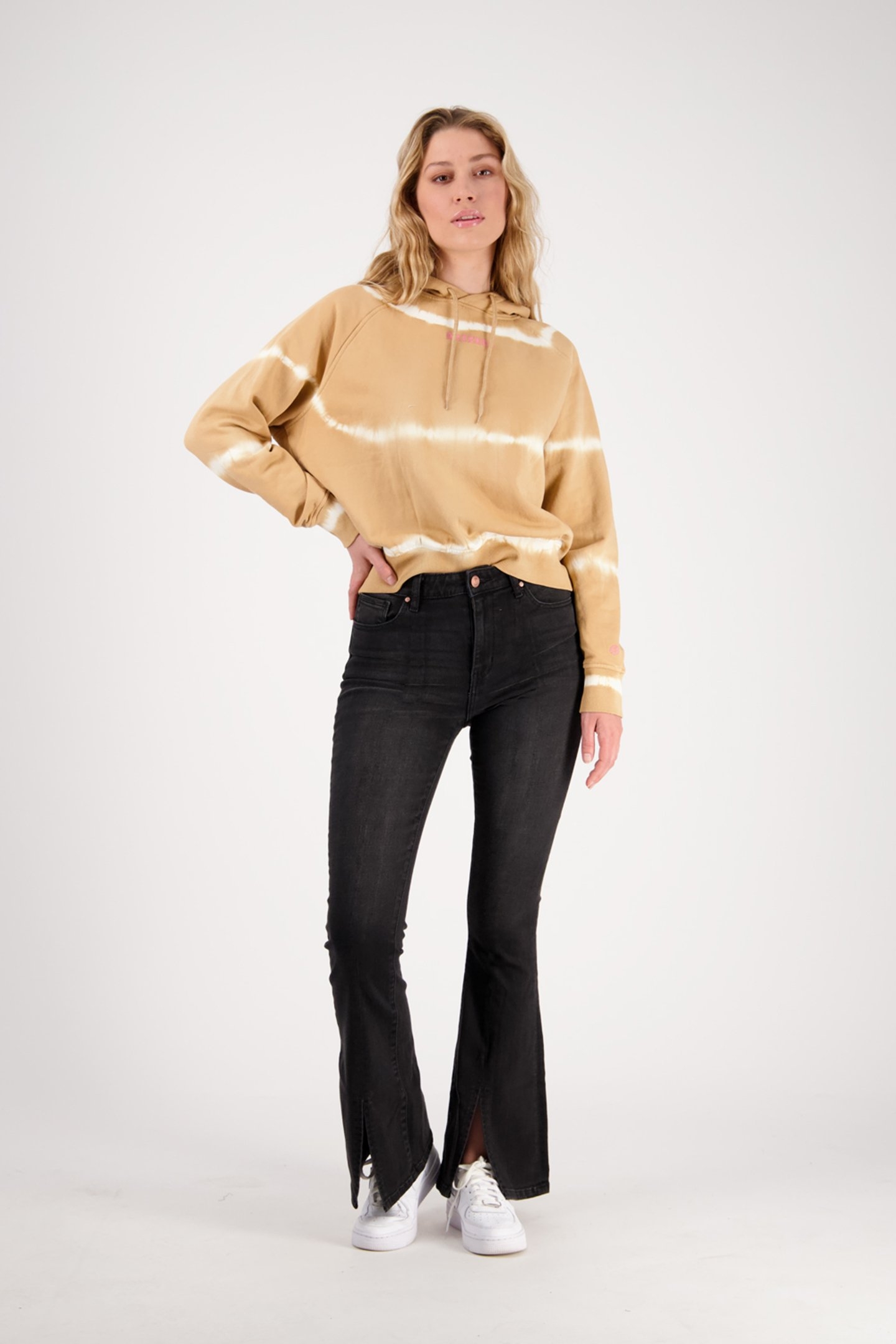 SUNRISE SLIT JEANS BLACK STONE 7