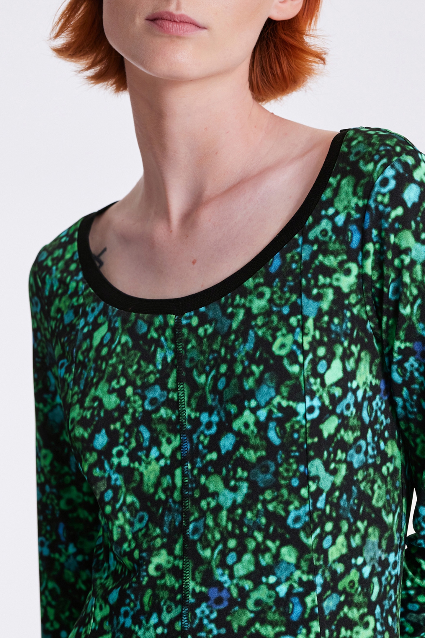 WOMENS DRESS EMERALD GREEN 4