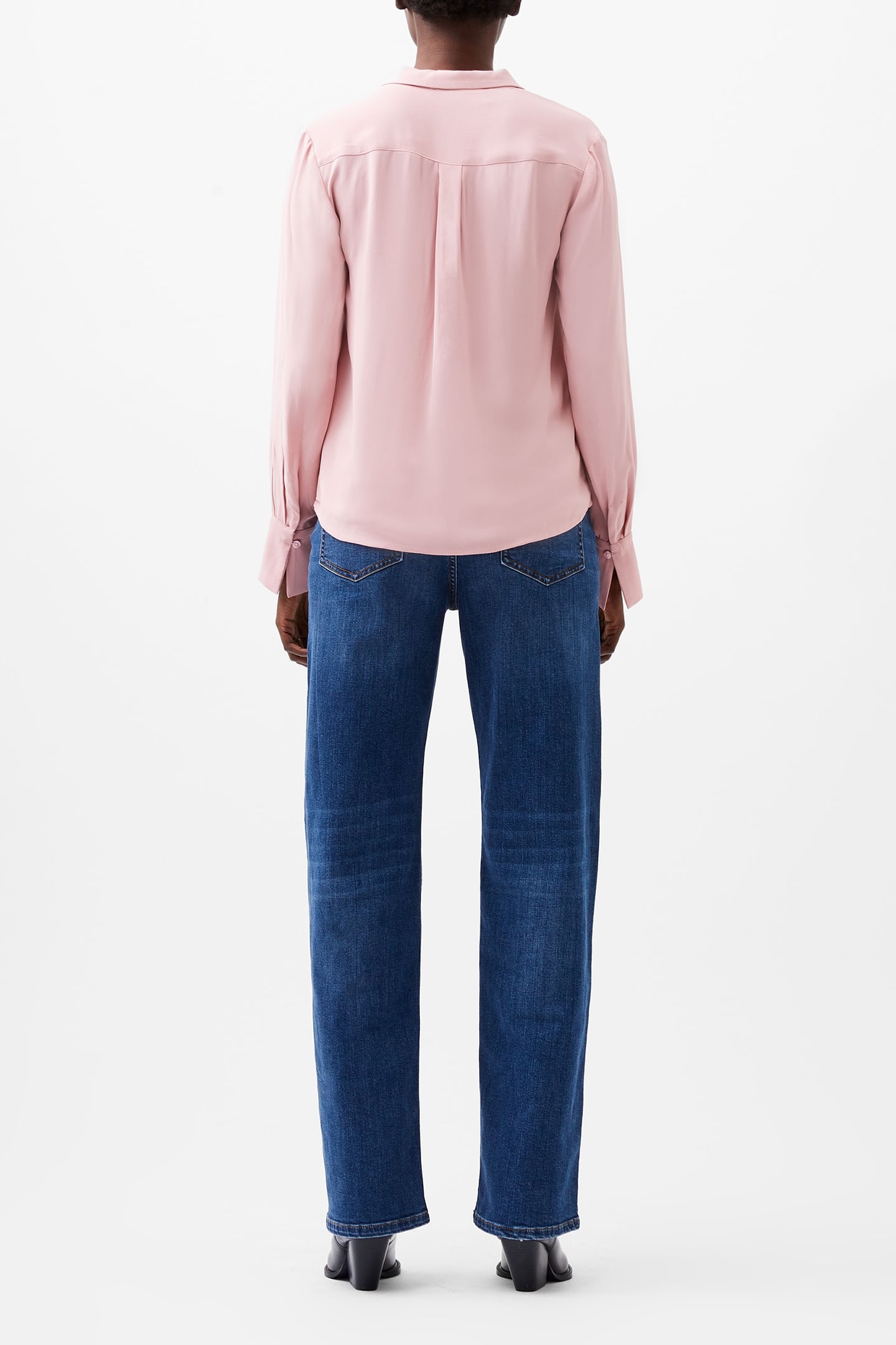 CECILE CREPE PIN TUCKS TOP SWEET PINK 3