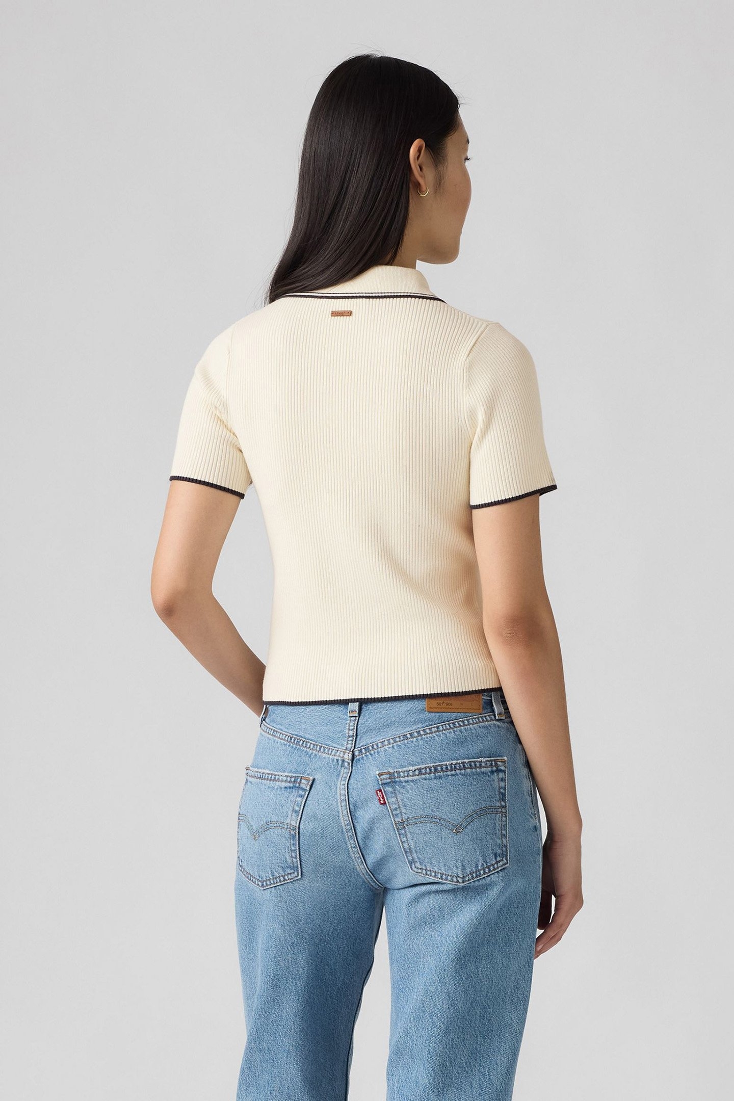 FAITH SWEATER POLO EGRET 2