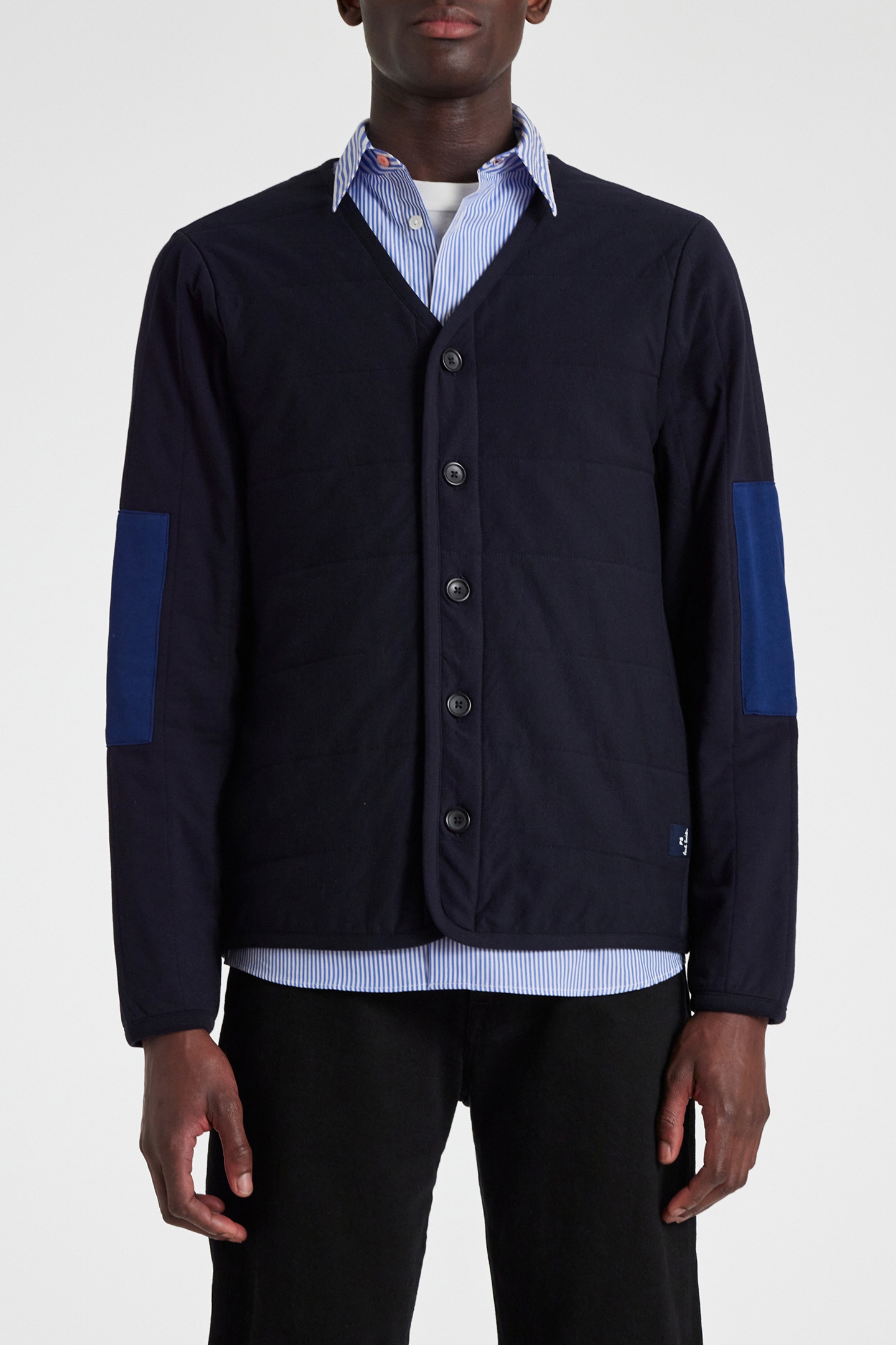 MENS JACKET QUILTED VERY DARK NAVY 1