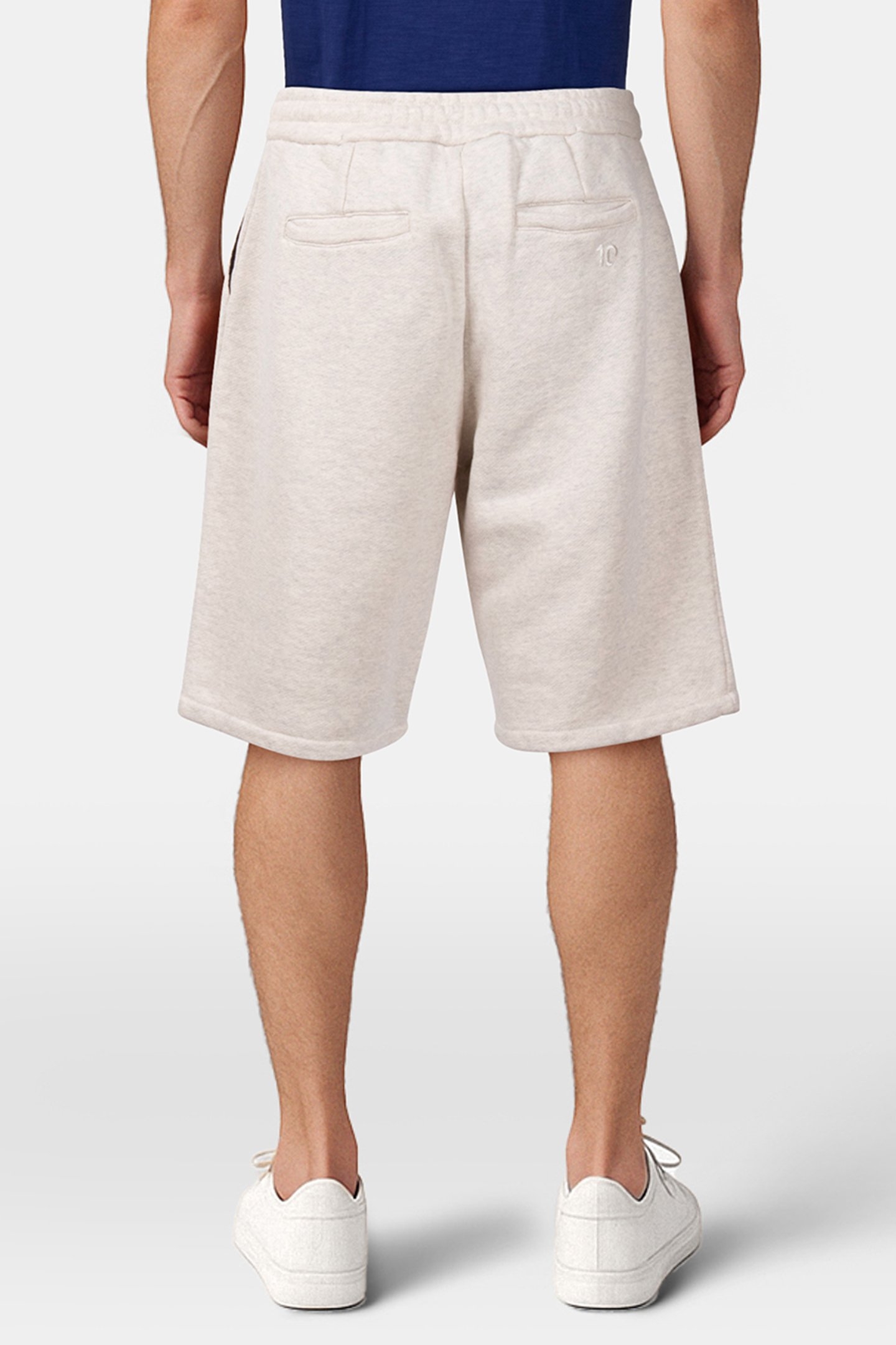 RIO FLEECE SHORTS SOFT WHITE MELEE 2