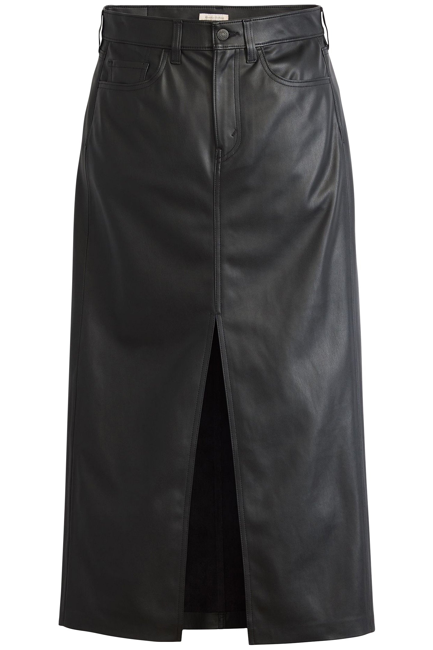 ANKLE COLUMN SKIRT FL LEATHER NIGHT 4
