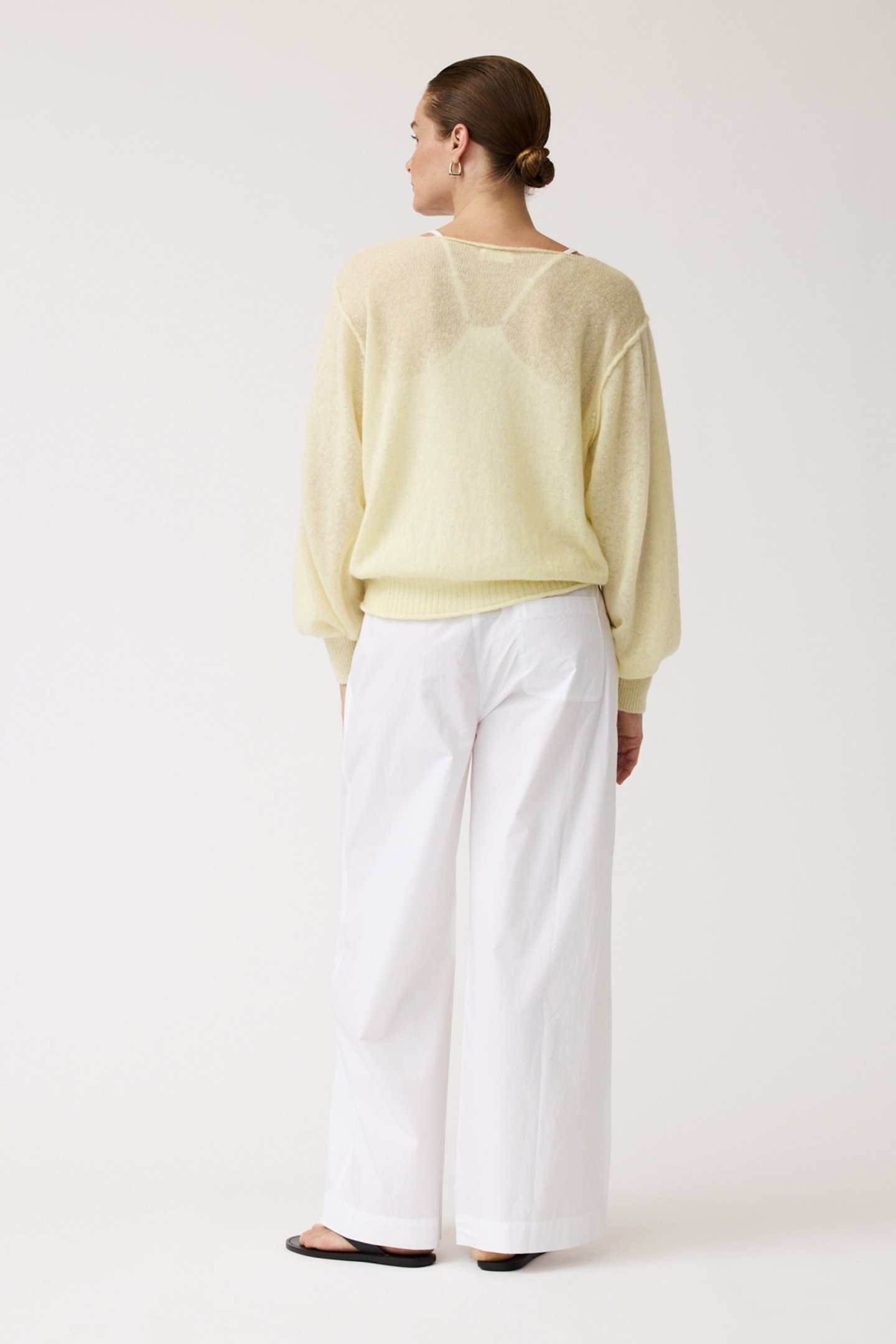 MOONFLOWER PANTS VERY WHITE 2