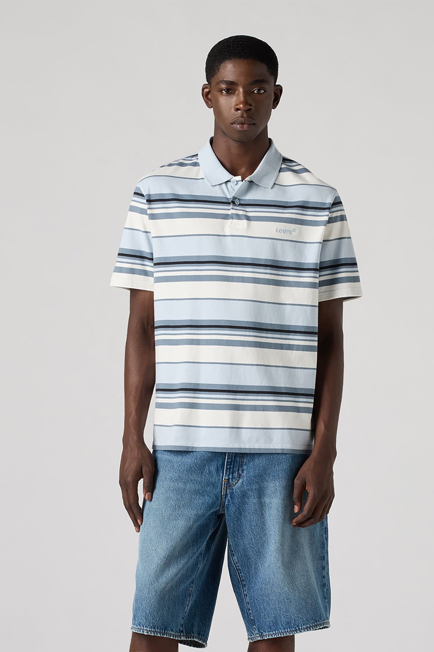 AUTHENTIC POLO ACACIUS STRIPE EGRET STRI 1