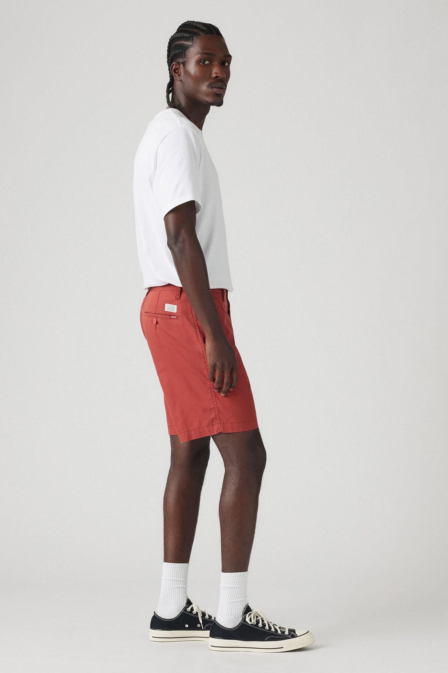 XX AUTH RLX SHORTS II RED PAINT TWILL 5