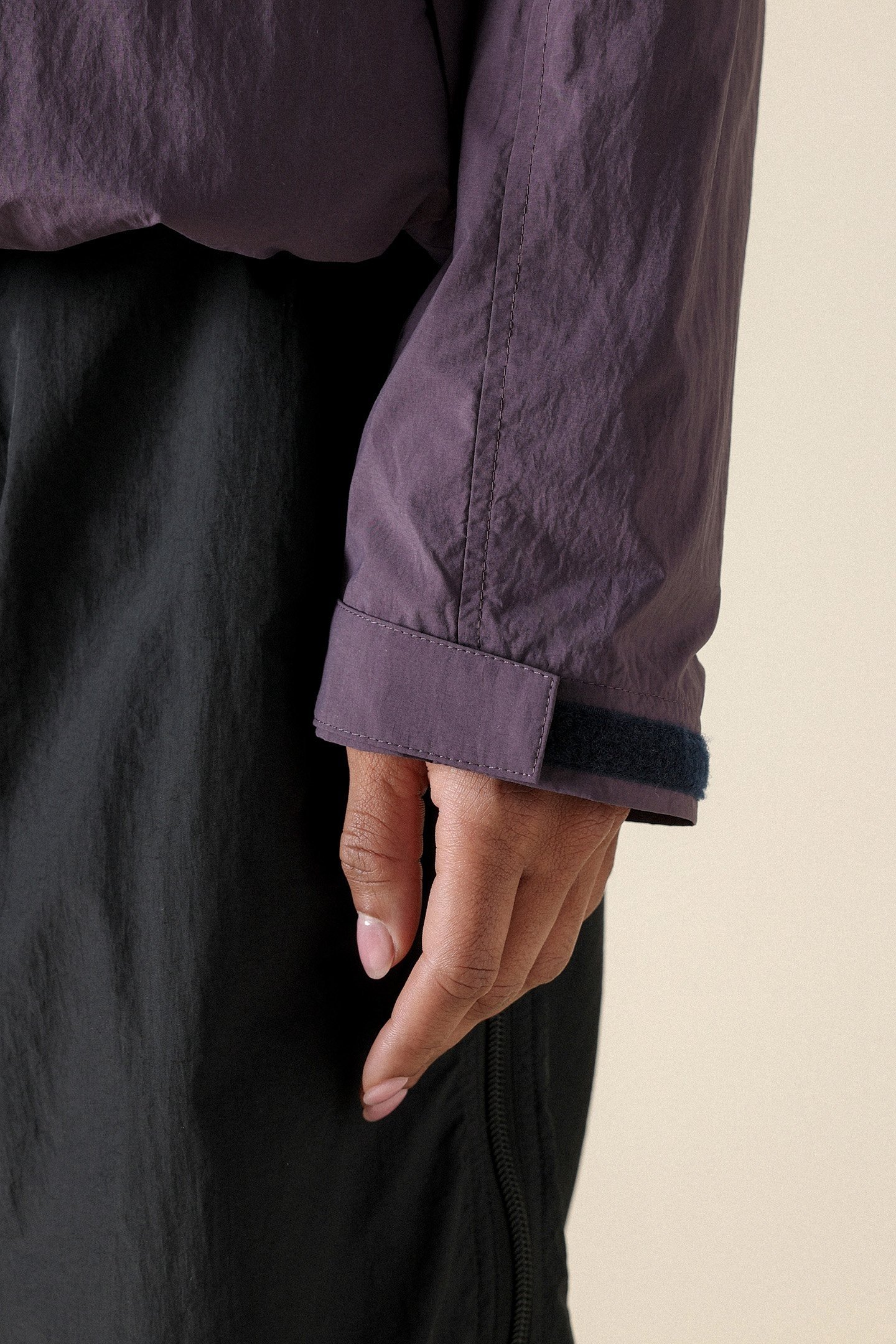 UNISEX SL BT THERM MESH HOODY JACKET MIDNIGHT PLUM 4