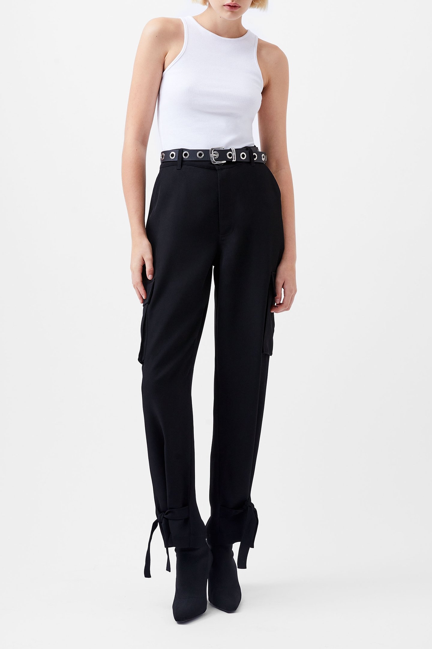 BELLA TWILL TROUSER BLACKOUT 2