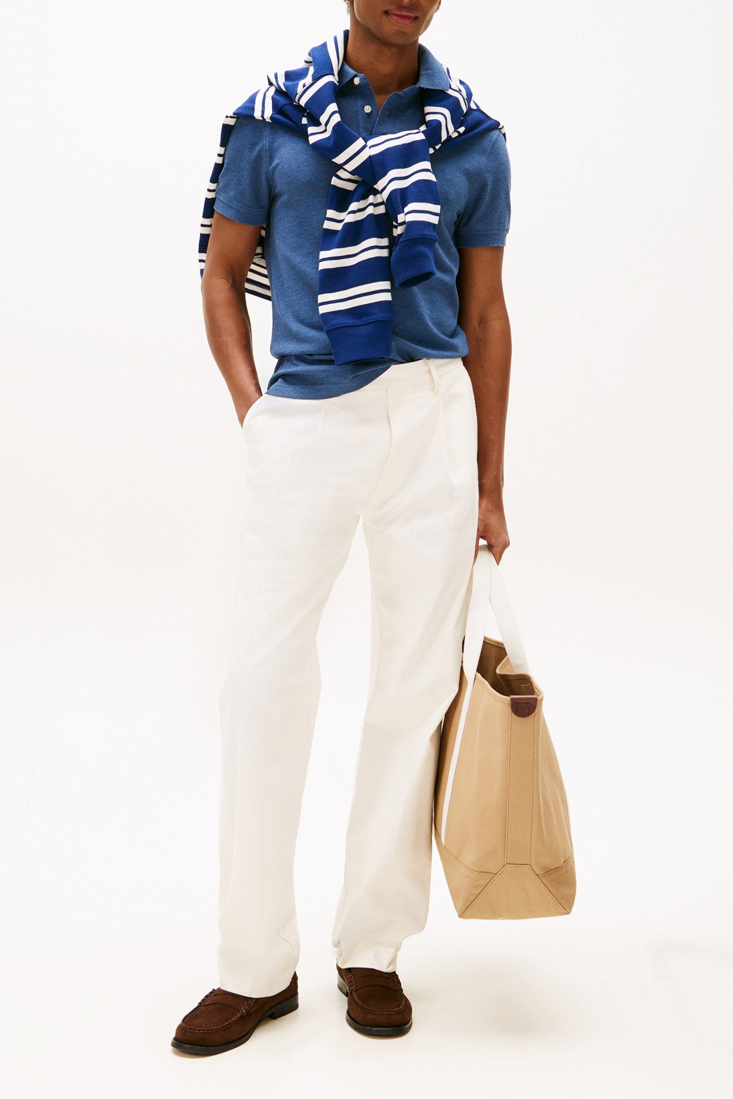 1985 SLIM POLO FADED INDIGO HEATHER 4